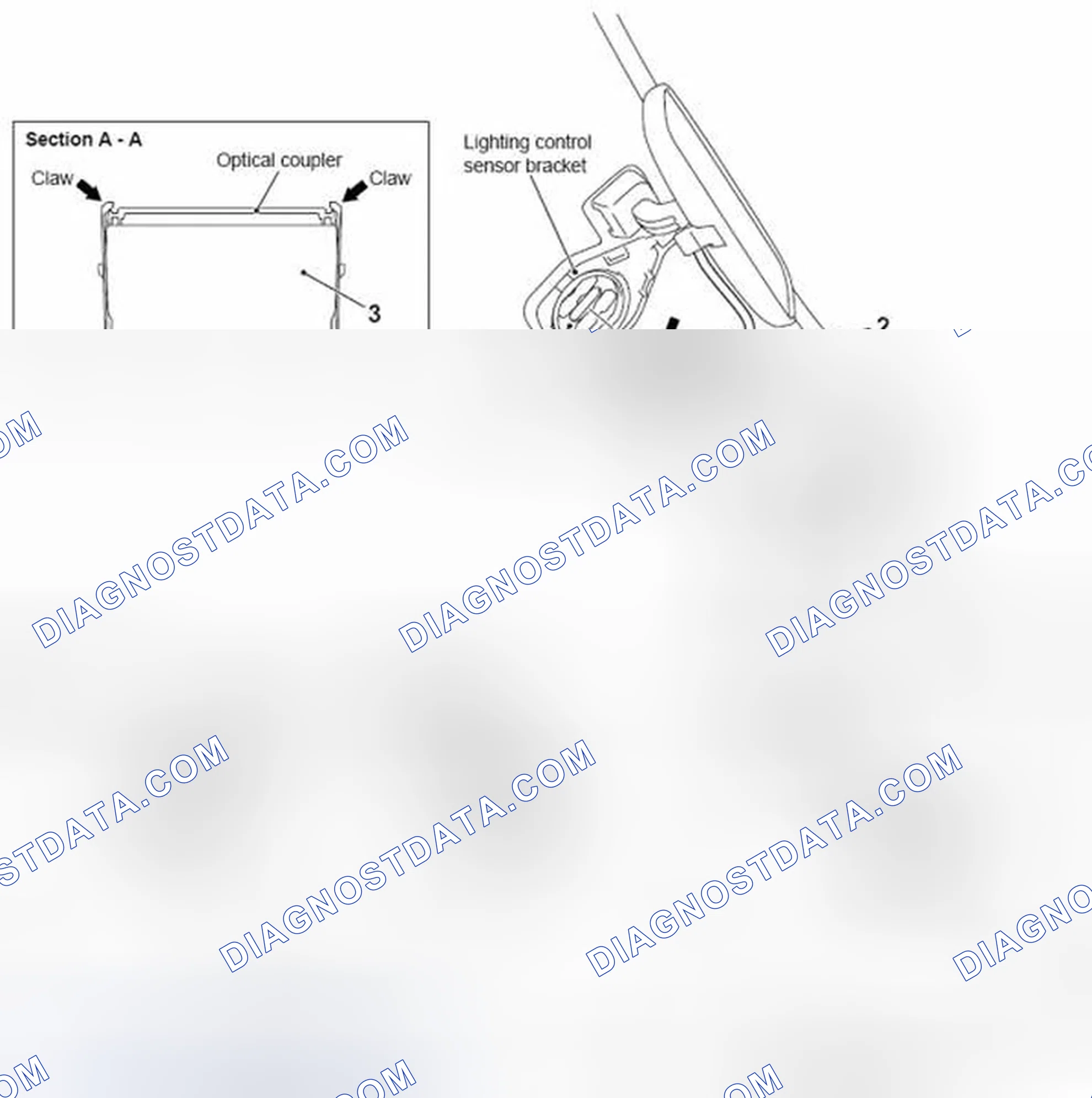 Scheme 39: LIGHTING CONTROL SENSOR REMOVAL AND INSTALLATION