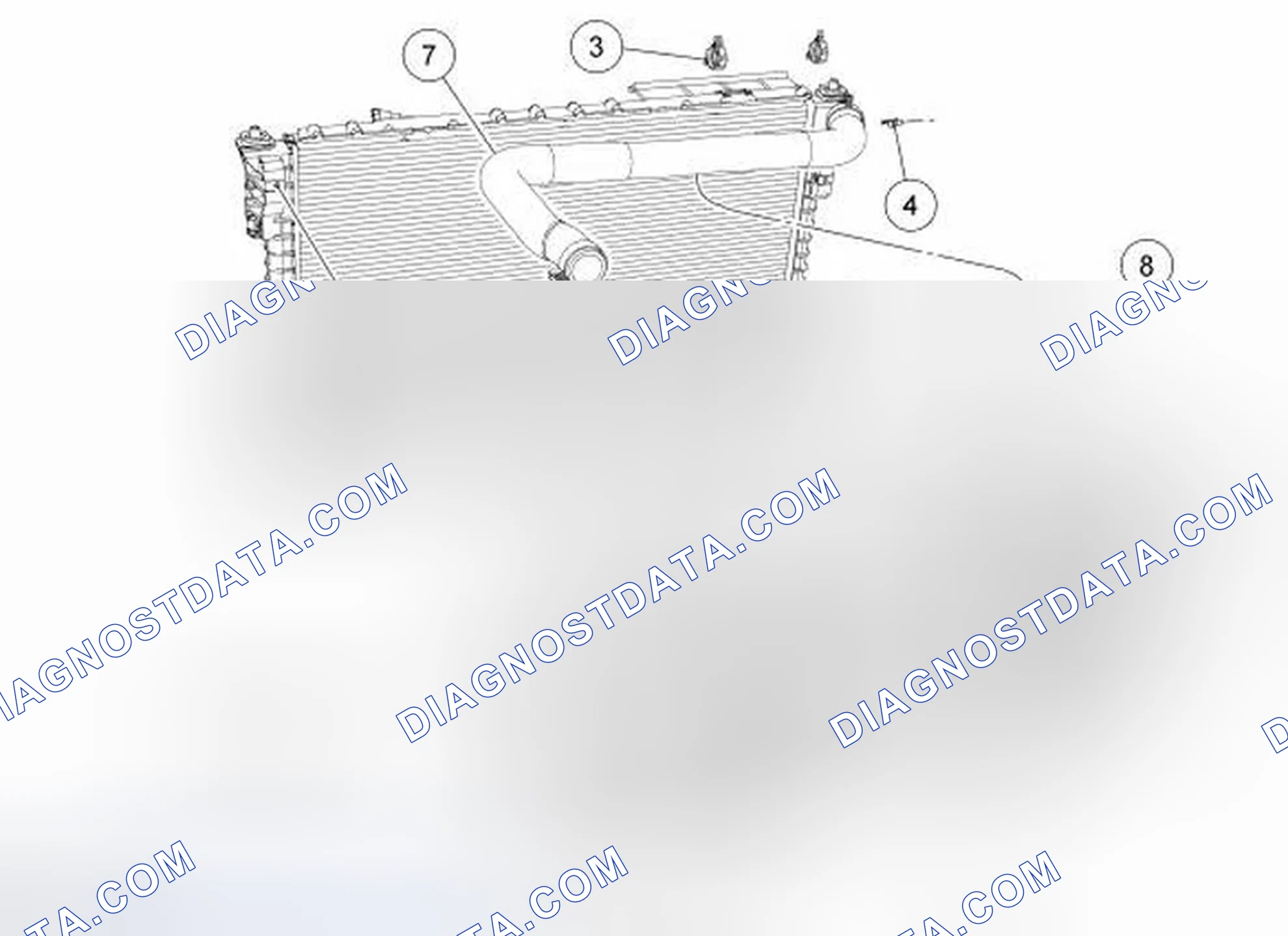 Scheme 11: Cooling Fan Motor and Shroud - 3.5L