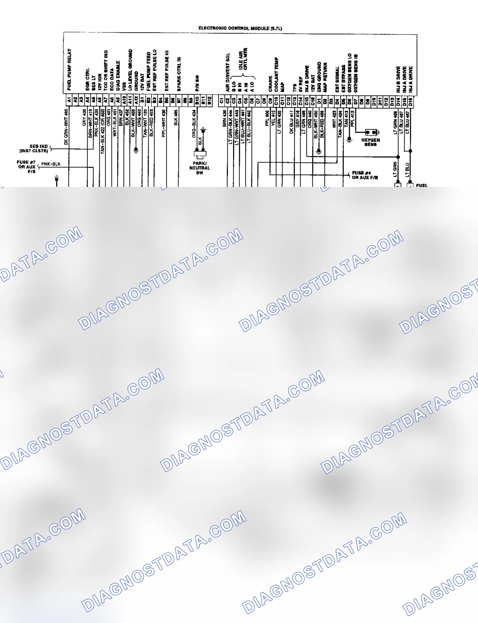 Scheme 42: "P" Series TBI/CCC Wiring Diagram