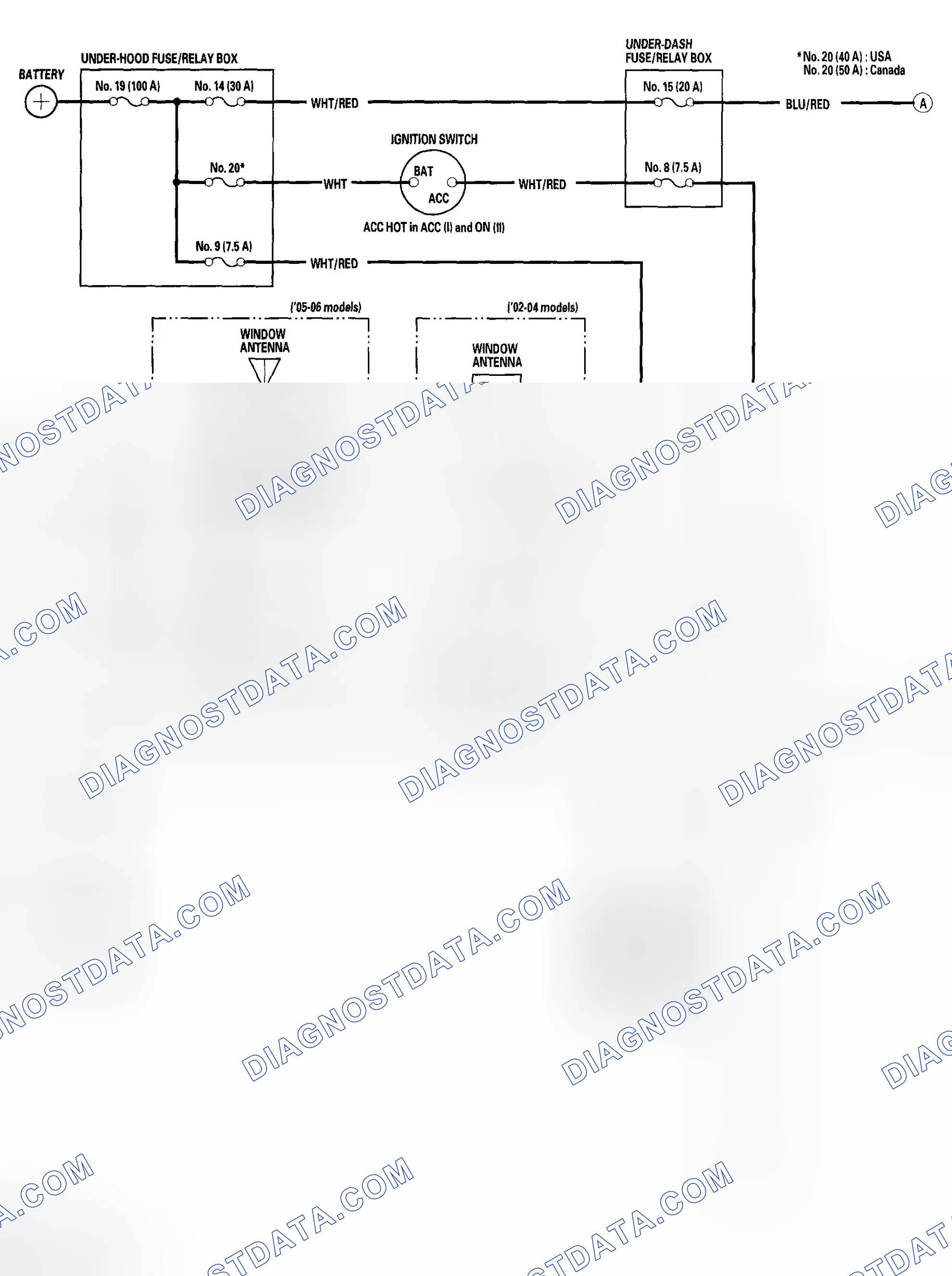 Scheme 2: Circuit Diagram - With BOSE Sound System