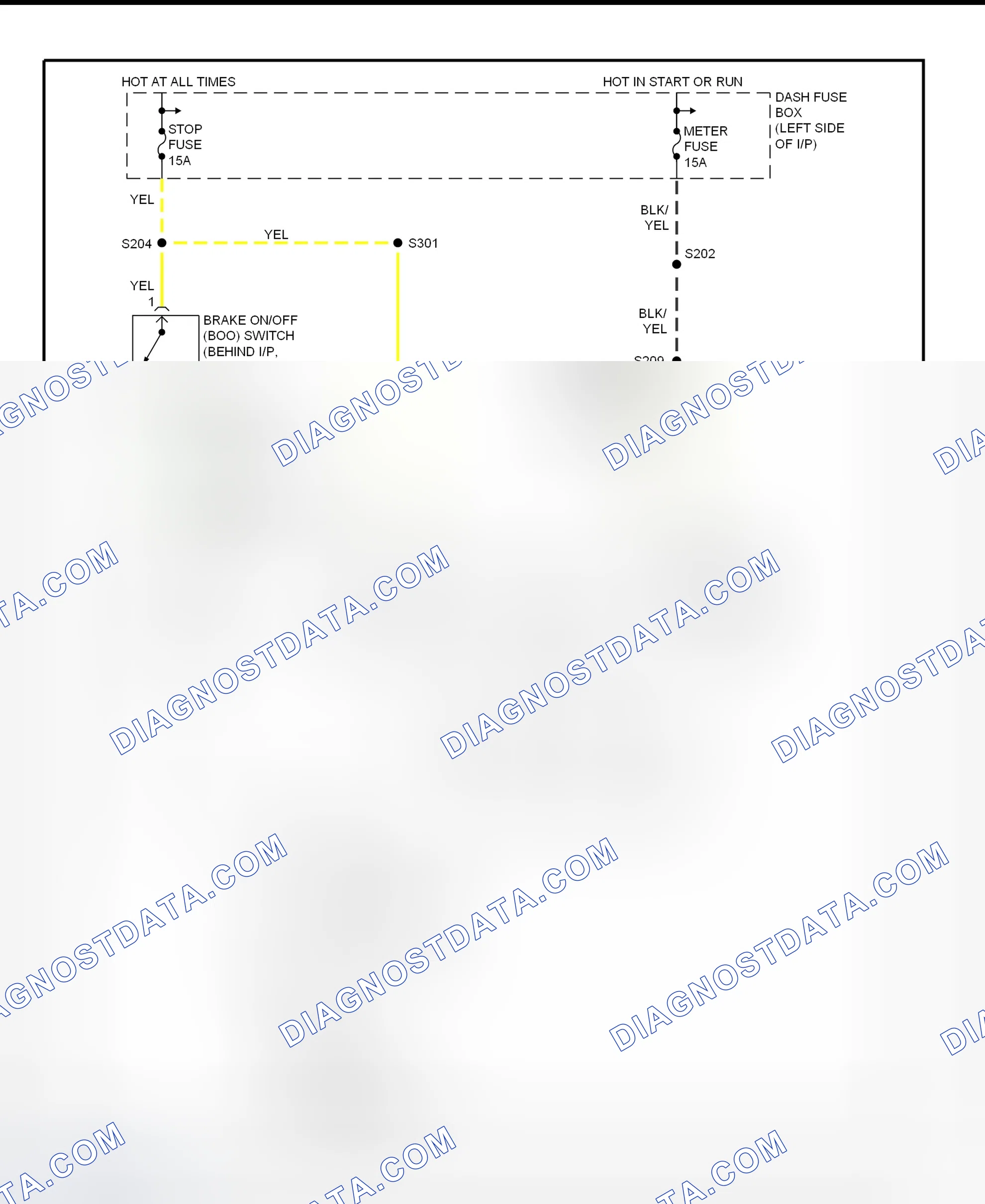 Scheme 132: Shift Interlock System Wiring Diagram (1997 Aspire)