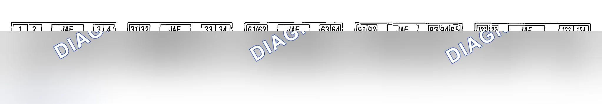 Scheme 99: PCM TERMINAL VOLTAGE REFERENCE CHART FOR AUTO-CRUISE CONTROL SYSTEM OPERATION