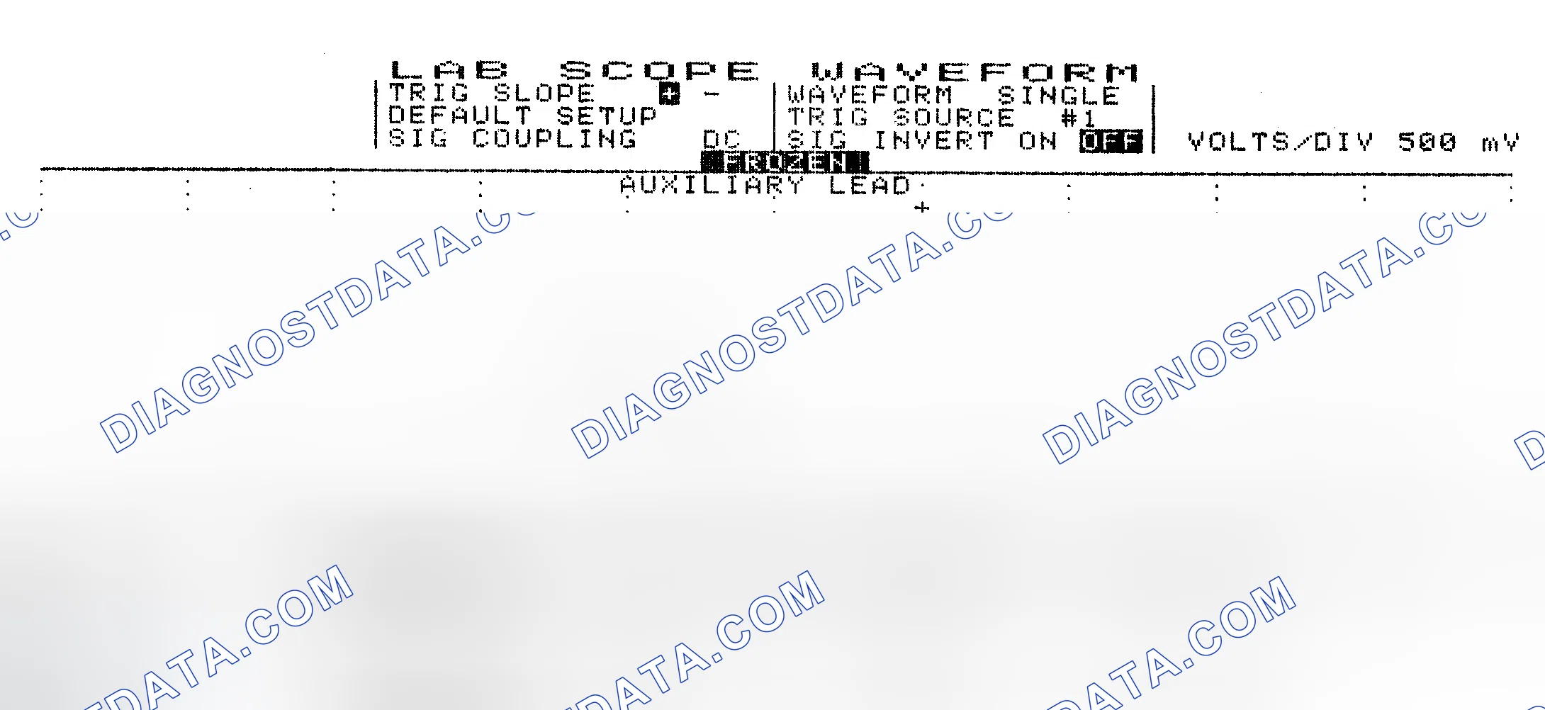 Scheme 10: Single Injector w/Excessive Current Flow - Current Pattern