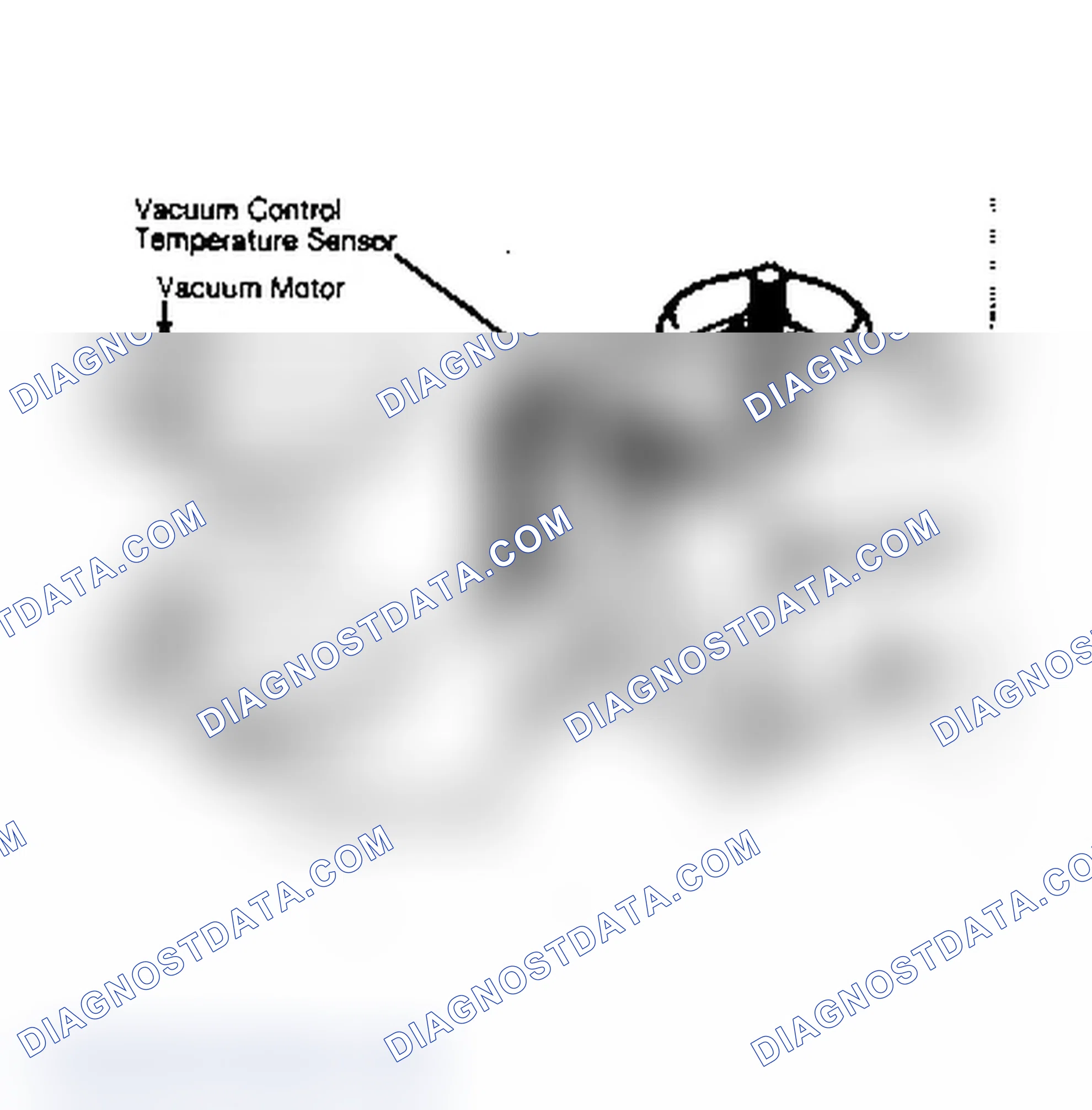 Scheme 89: Thermostatic Air Cleaner Assembly with Temperature Sensor & Vacuum Motor