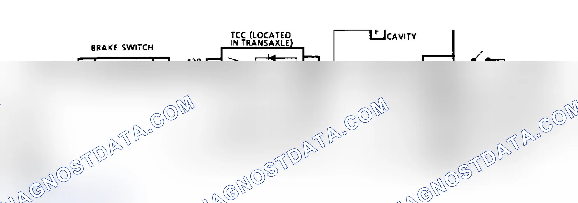 Scheme 62: Code 27 or 28: Gear Switch Ckts Diag (3.3L A Body W/125-C Trans)