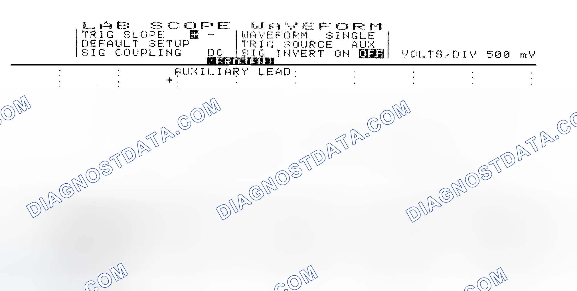 Scheme 14: Single Injector w/Excessive Current Flow - Current Pattern