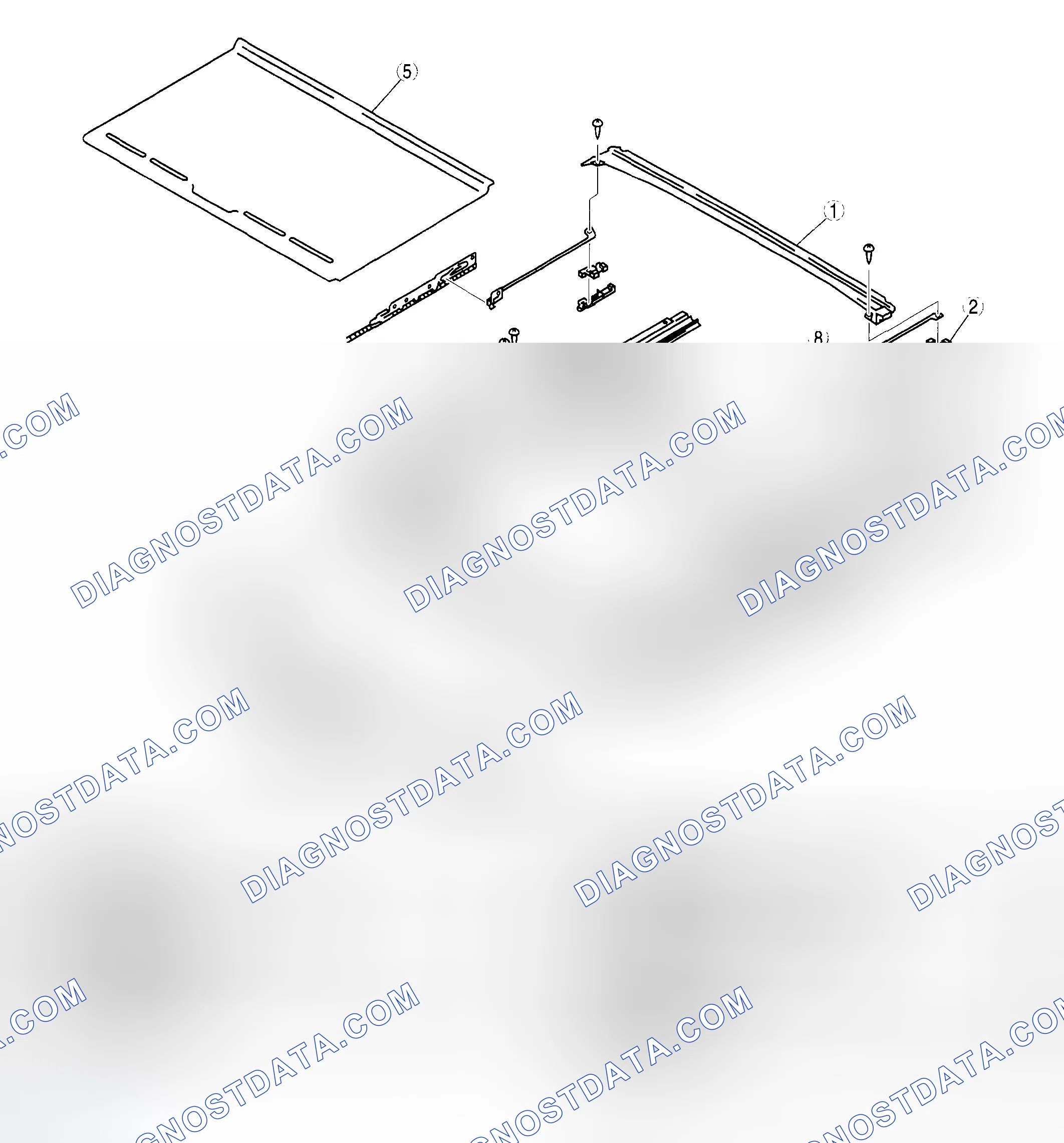 Scheme 10: SUNROOF UNIT DISASSEMBLY/ASSEMBLY
