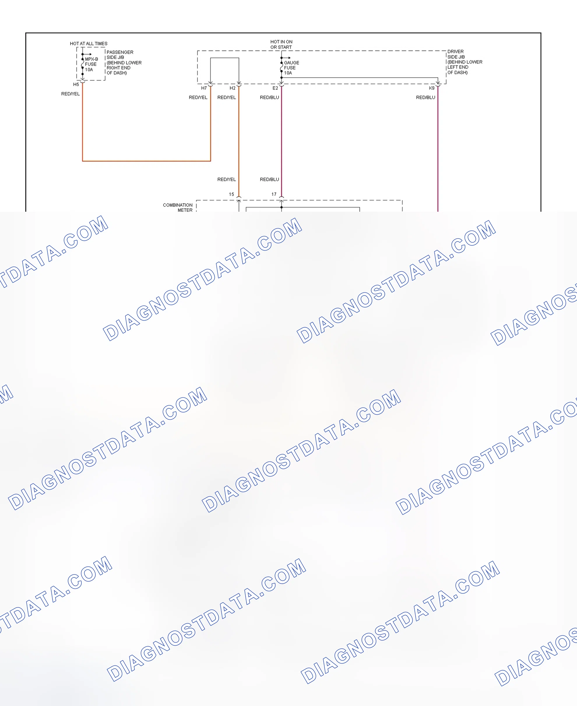 Scheme 3: Charging System Wiring Diagram (IS300)