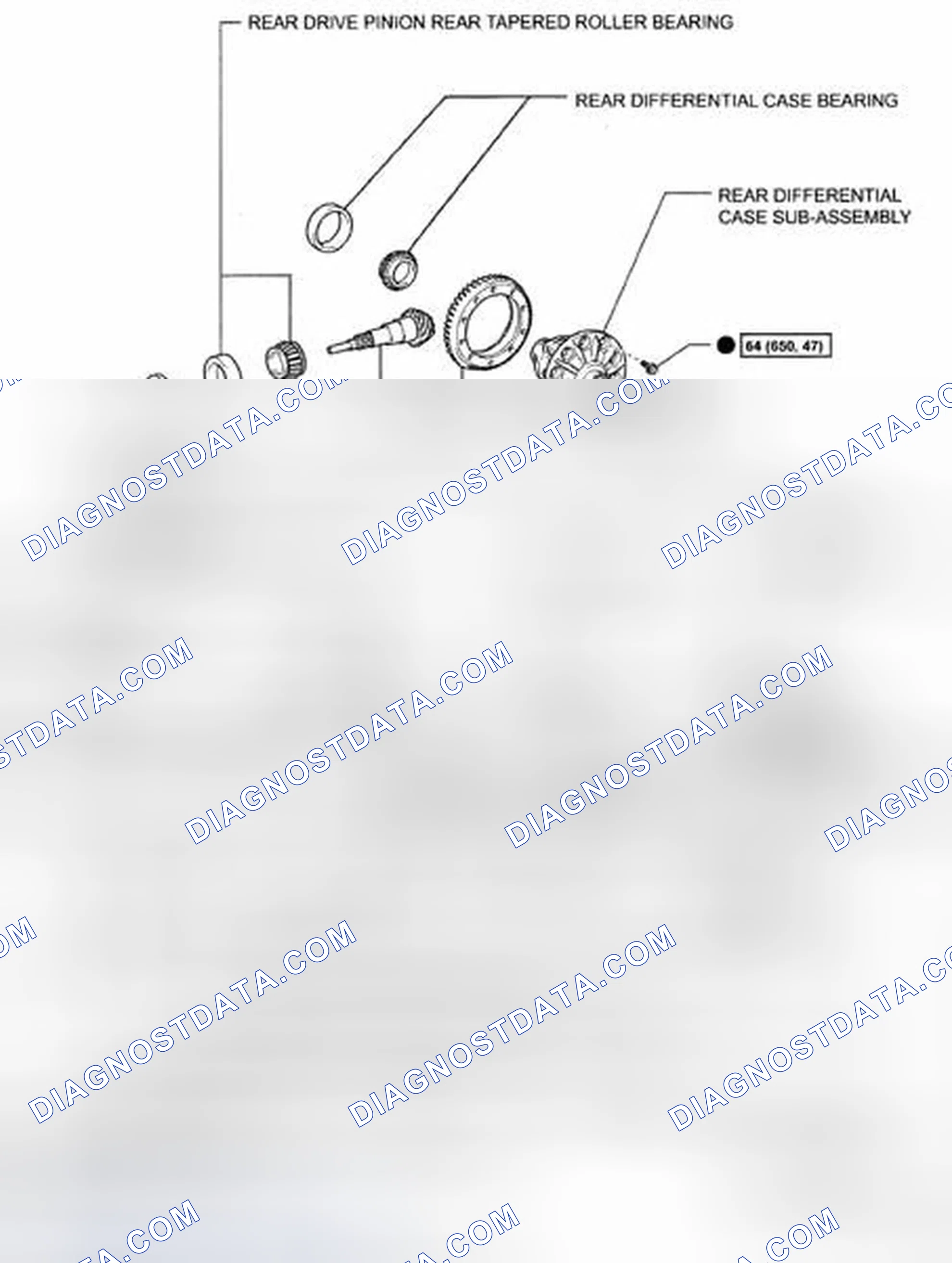 Fig. 7: Identifying Rear Differential Carrier Assembly Components With Torque Specifications (3 Of 3)