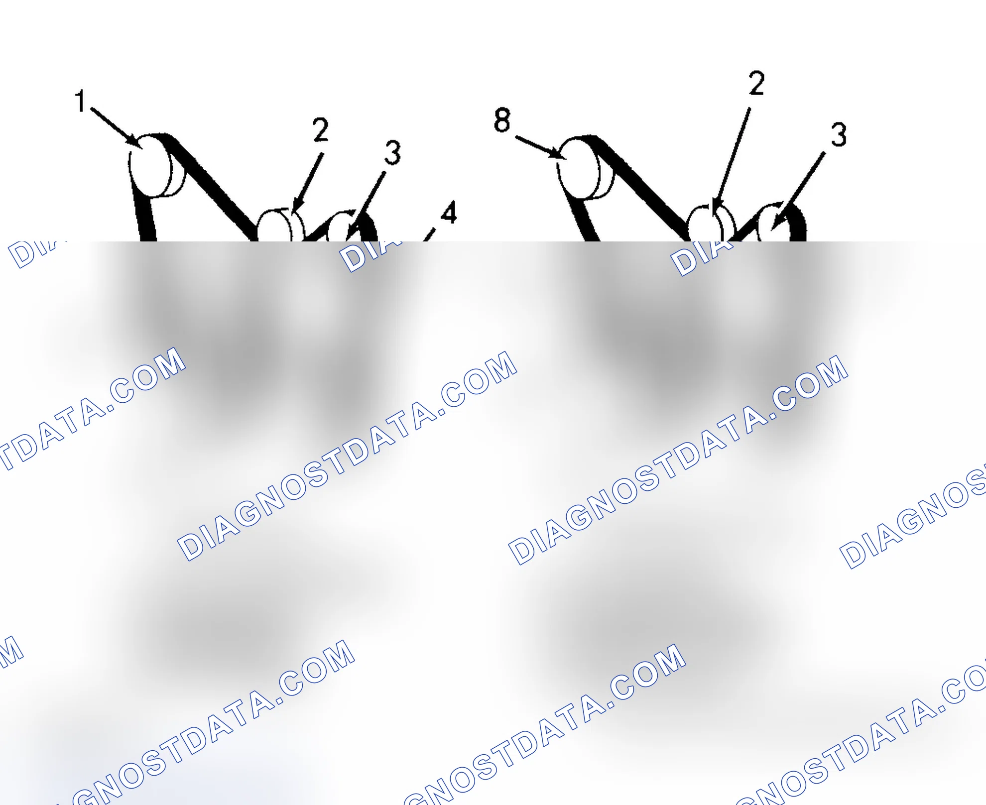 Scheme 8: Serpentine Belt Routing (6.2L & 6.5L - Diesel)