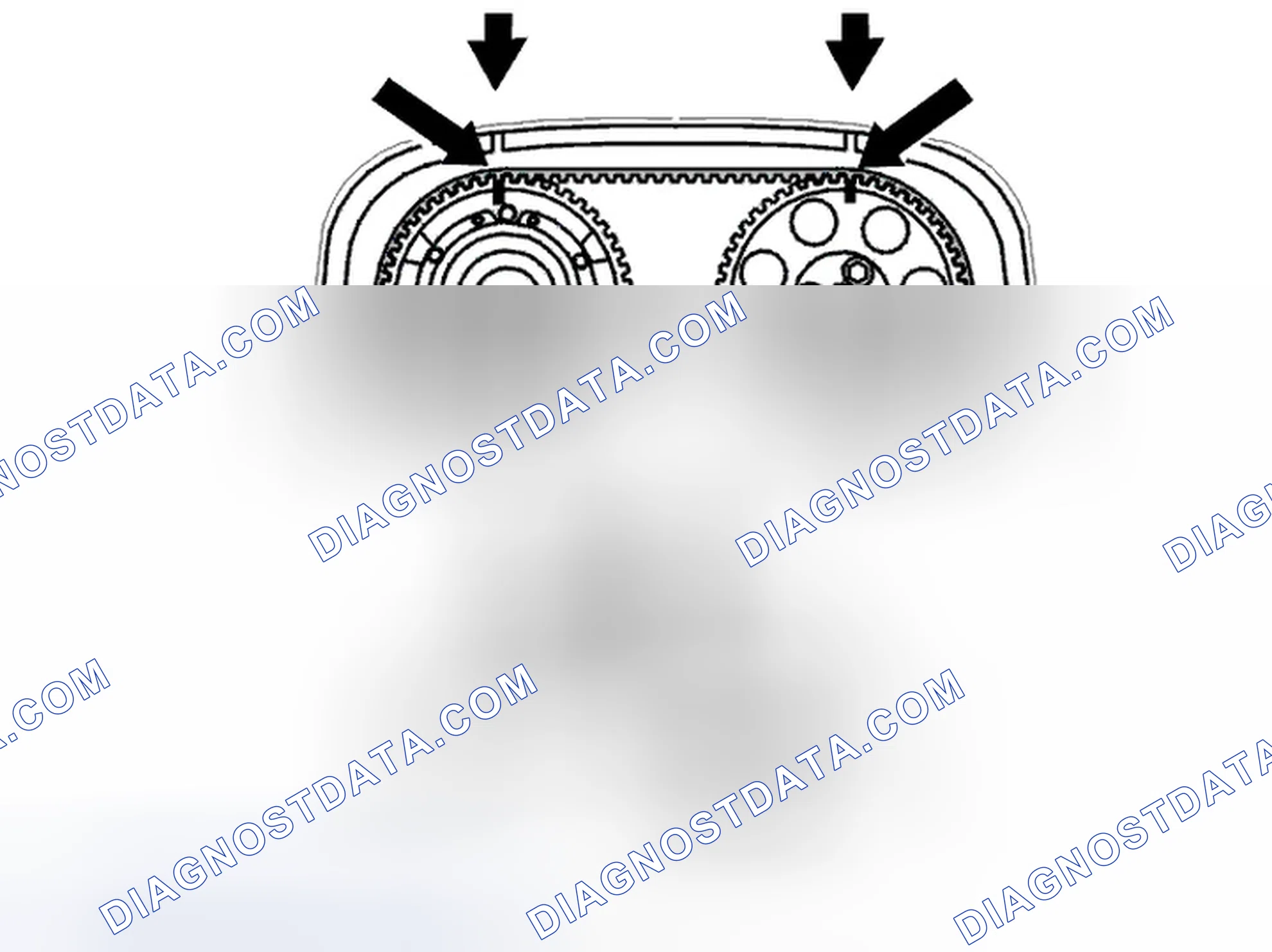 Scheme 496: Installing the timing belt