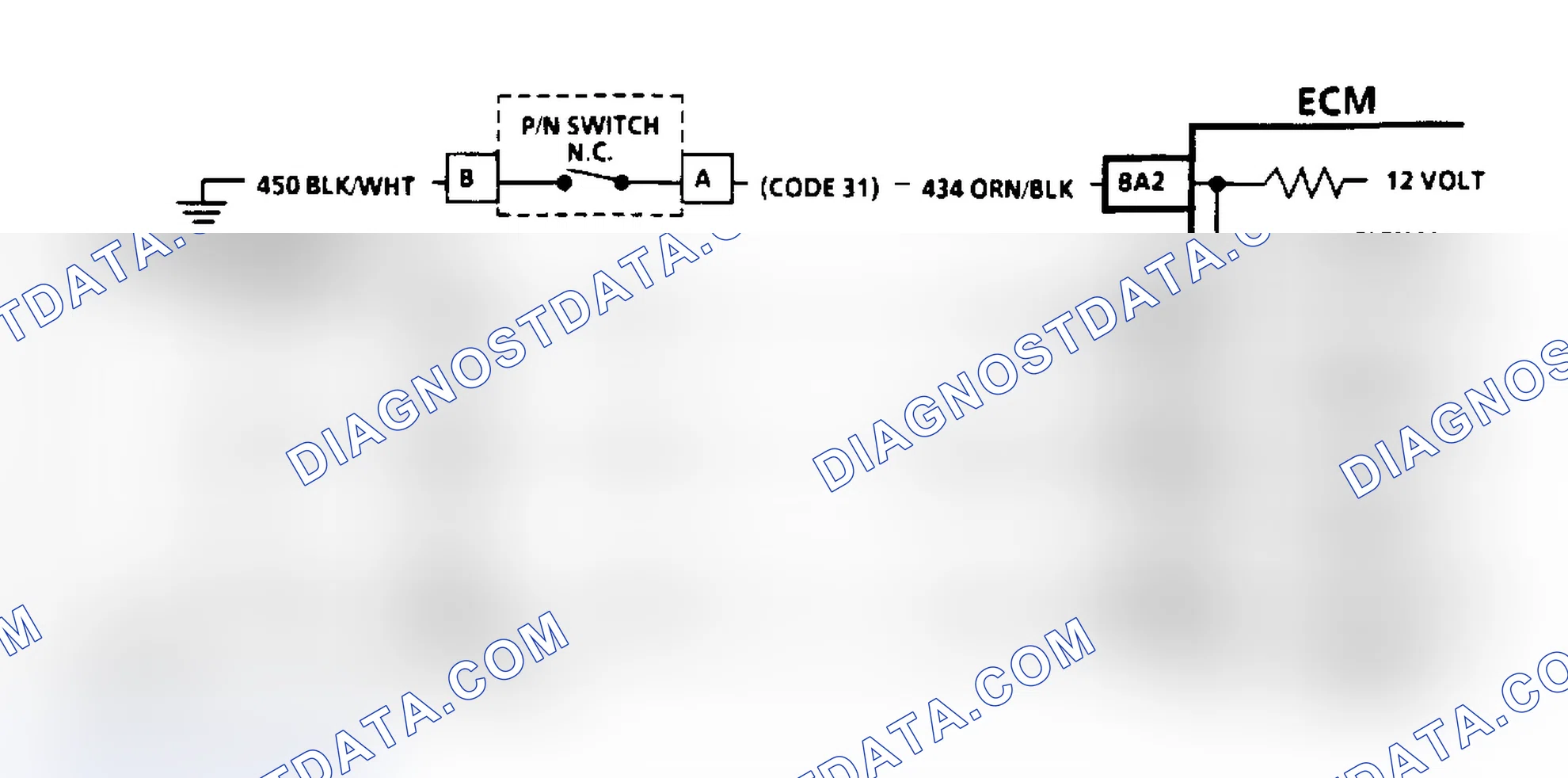 Scheme 66: Code 27/28 or 29: Gear Switch Ckt Diag (3.8L)