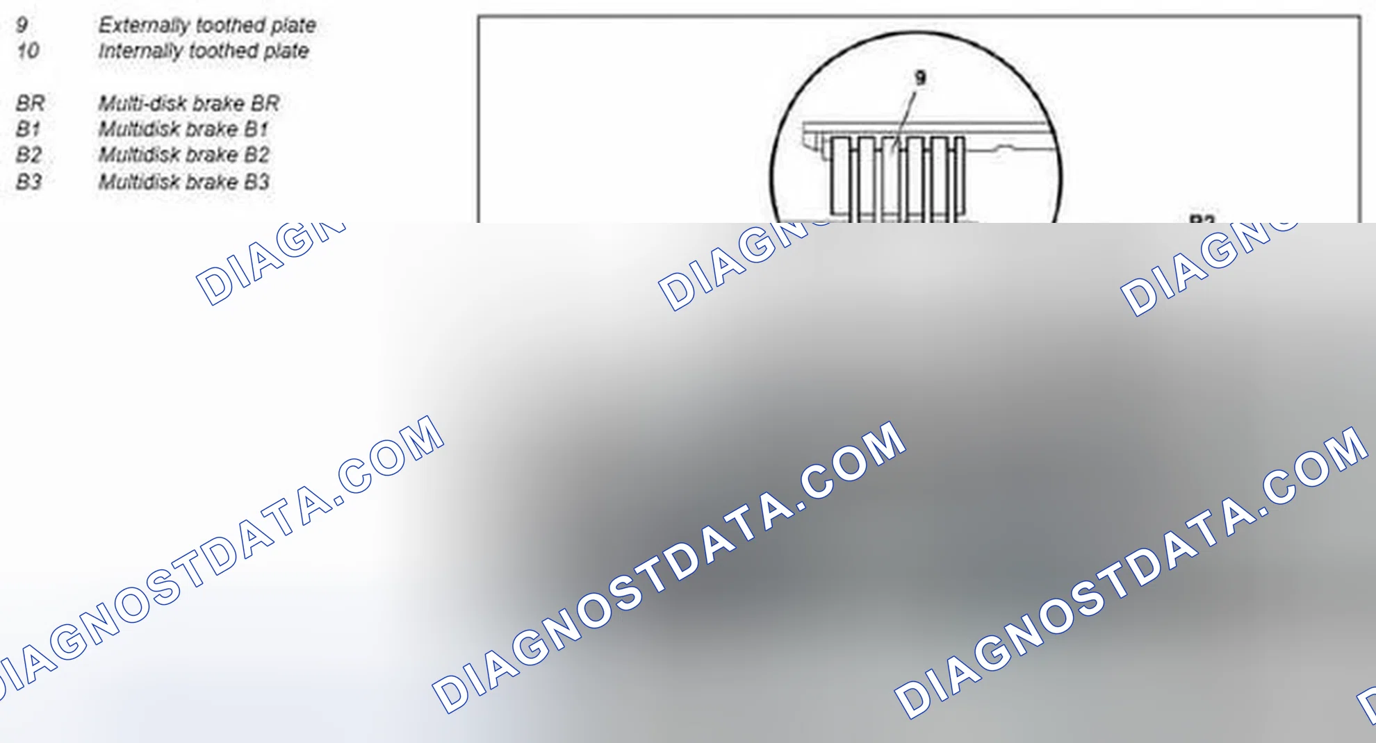 Scheme 234: Multi-disk brake, design - GF27.51-P-5104-03N