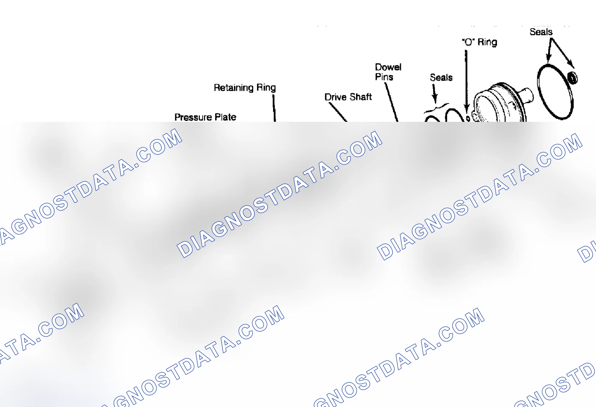 Fig. 4: Exploded View of Power Steering Pump
