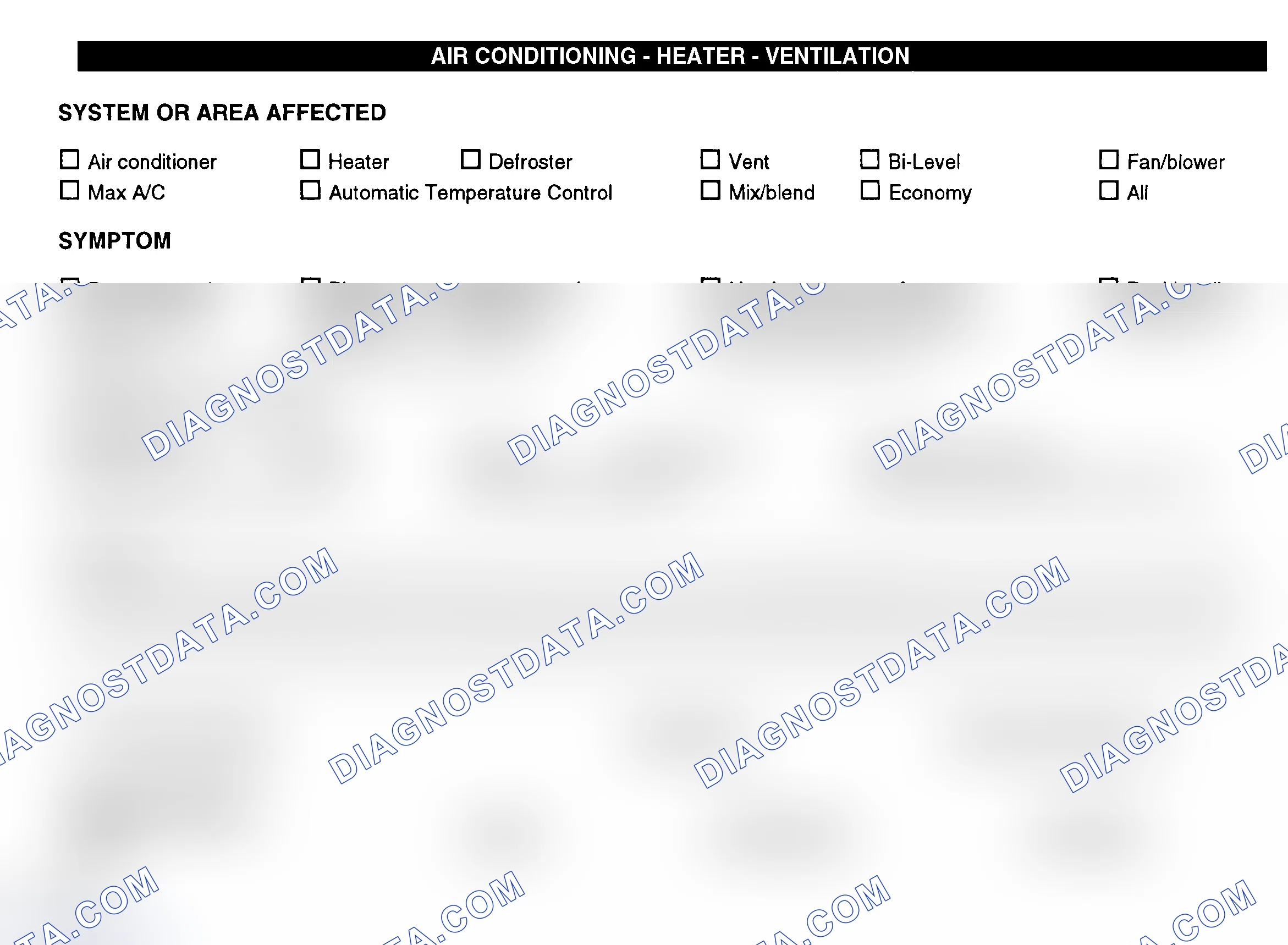 Scheme 8: Air Conditioning, Heater & Ventilation