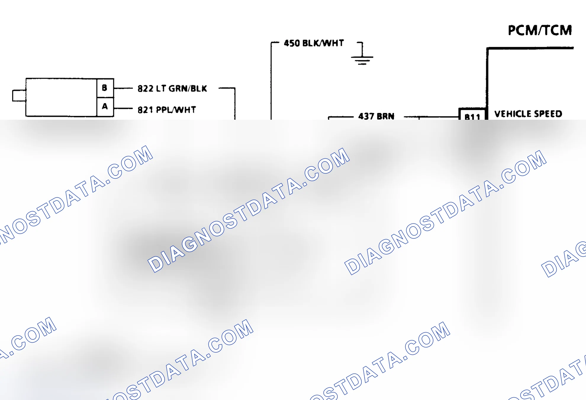 Scheme 320: OUTPUT SPEED SENSOR CIRCUIT CHECK - 2WD - "C" & "K" SERIES
