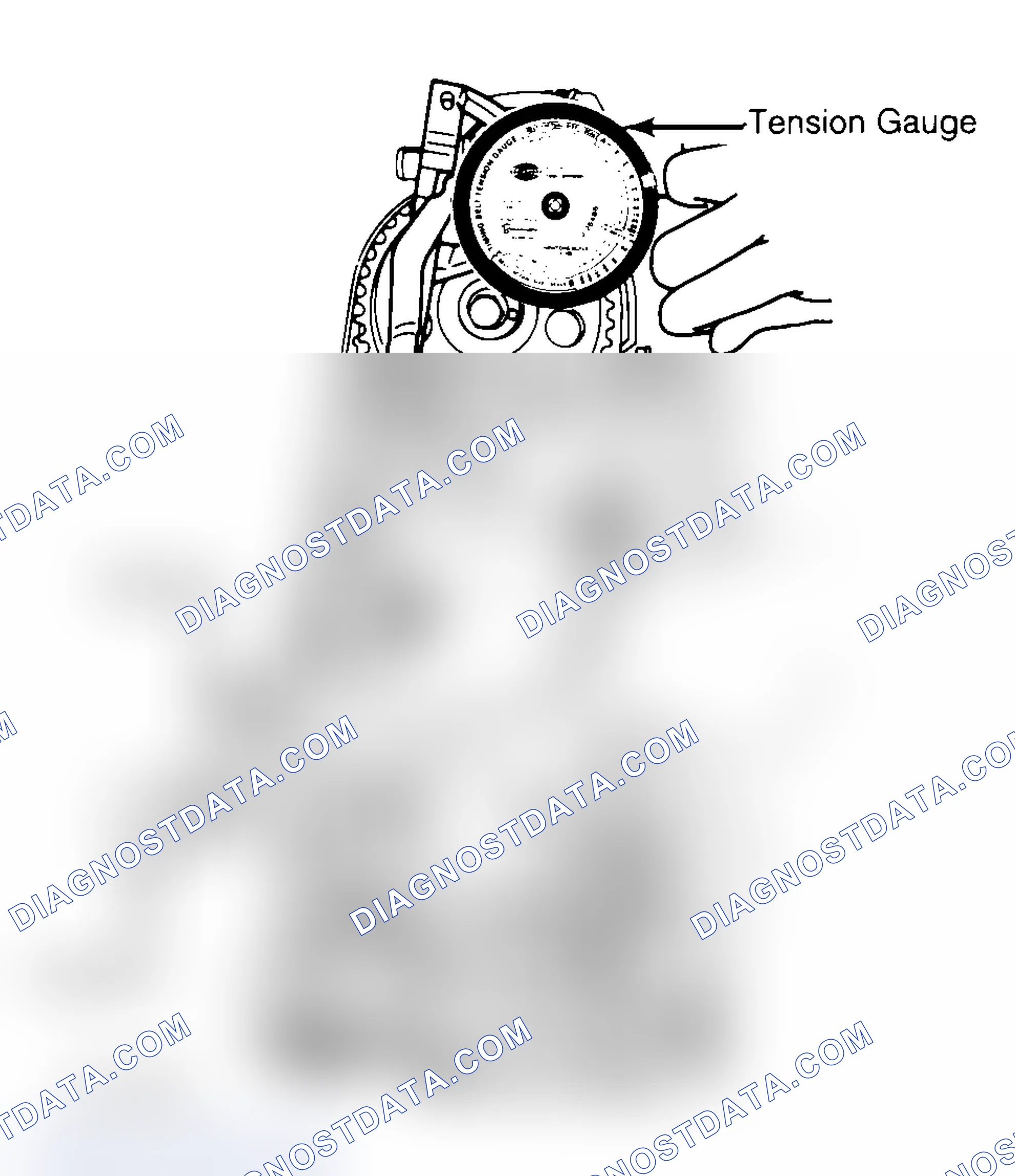 Scheme 28: Adjusting Typical Timing Belt Tension