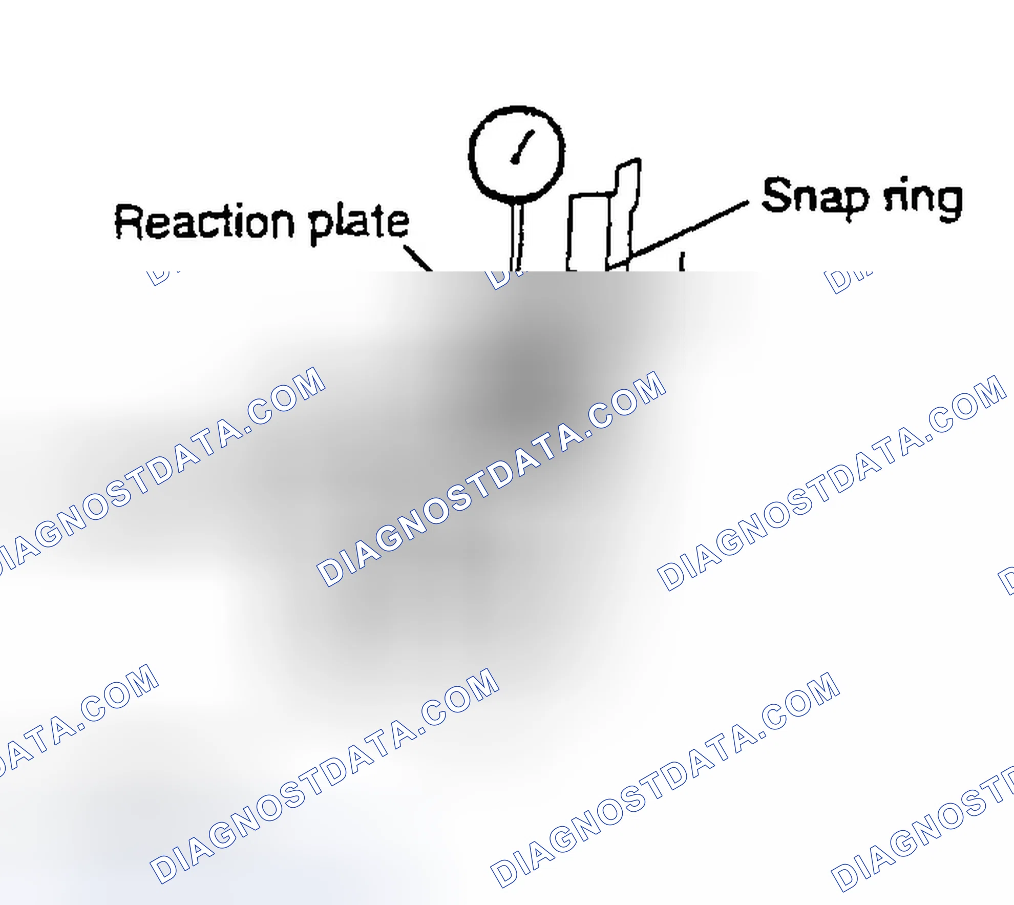Scheme 82: Measuring Brake Reaction Plate End Play