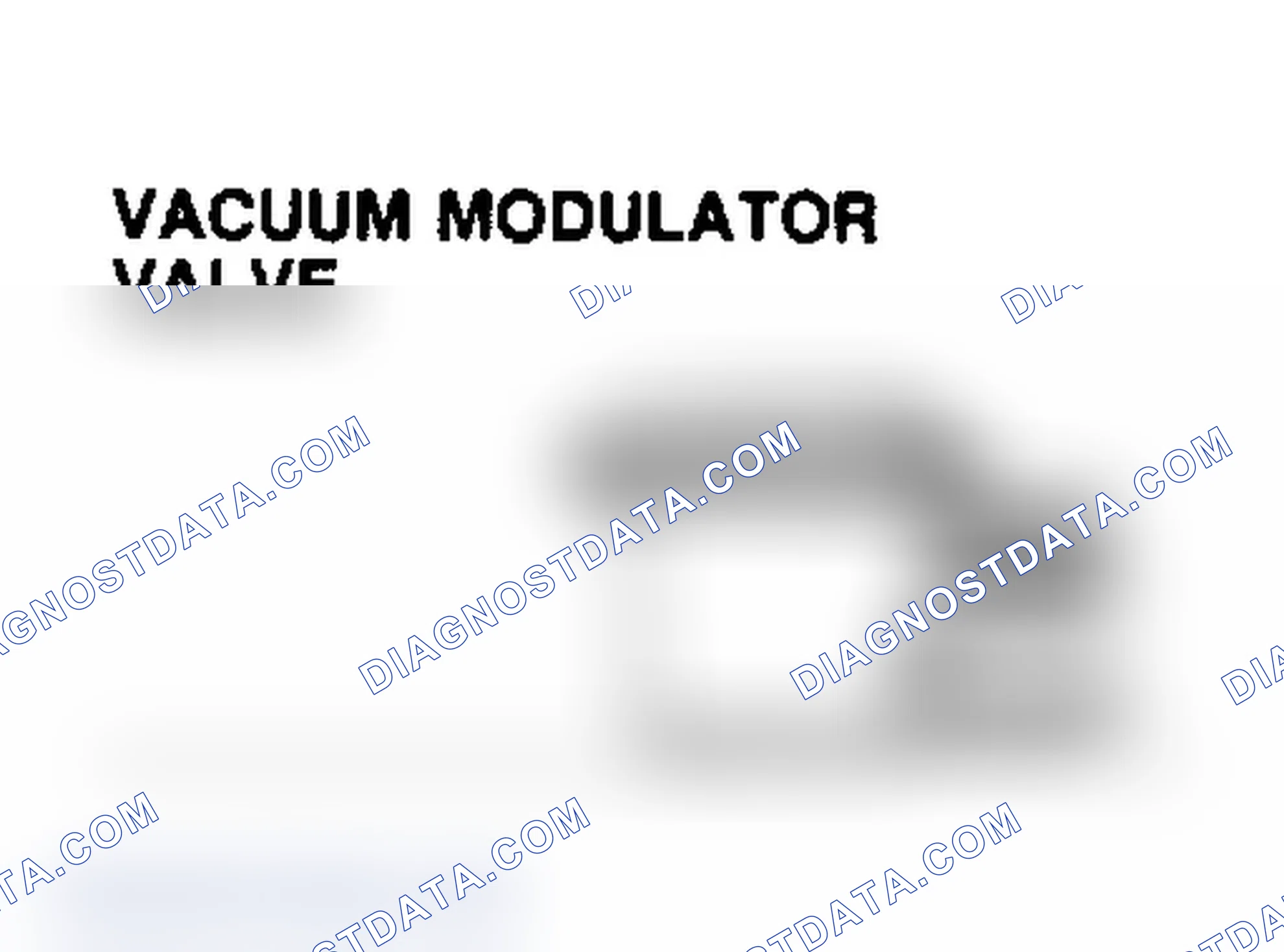 Scheme 9: VACUUM MODULATOR VALVE
