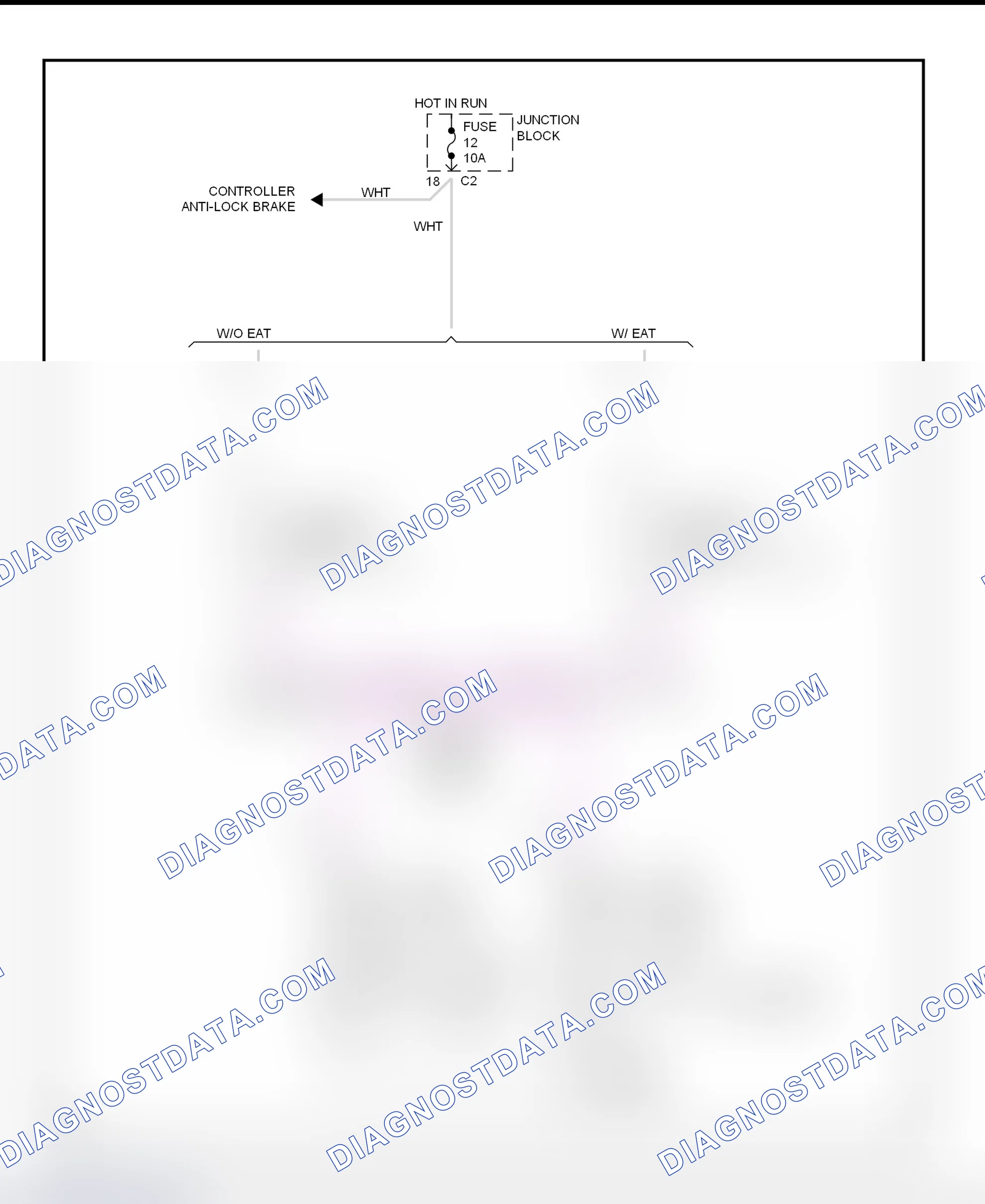 Scheme 3: Back-Up Lights Wiring Diagram (Caravan, Town & Country, & Voyager)