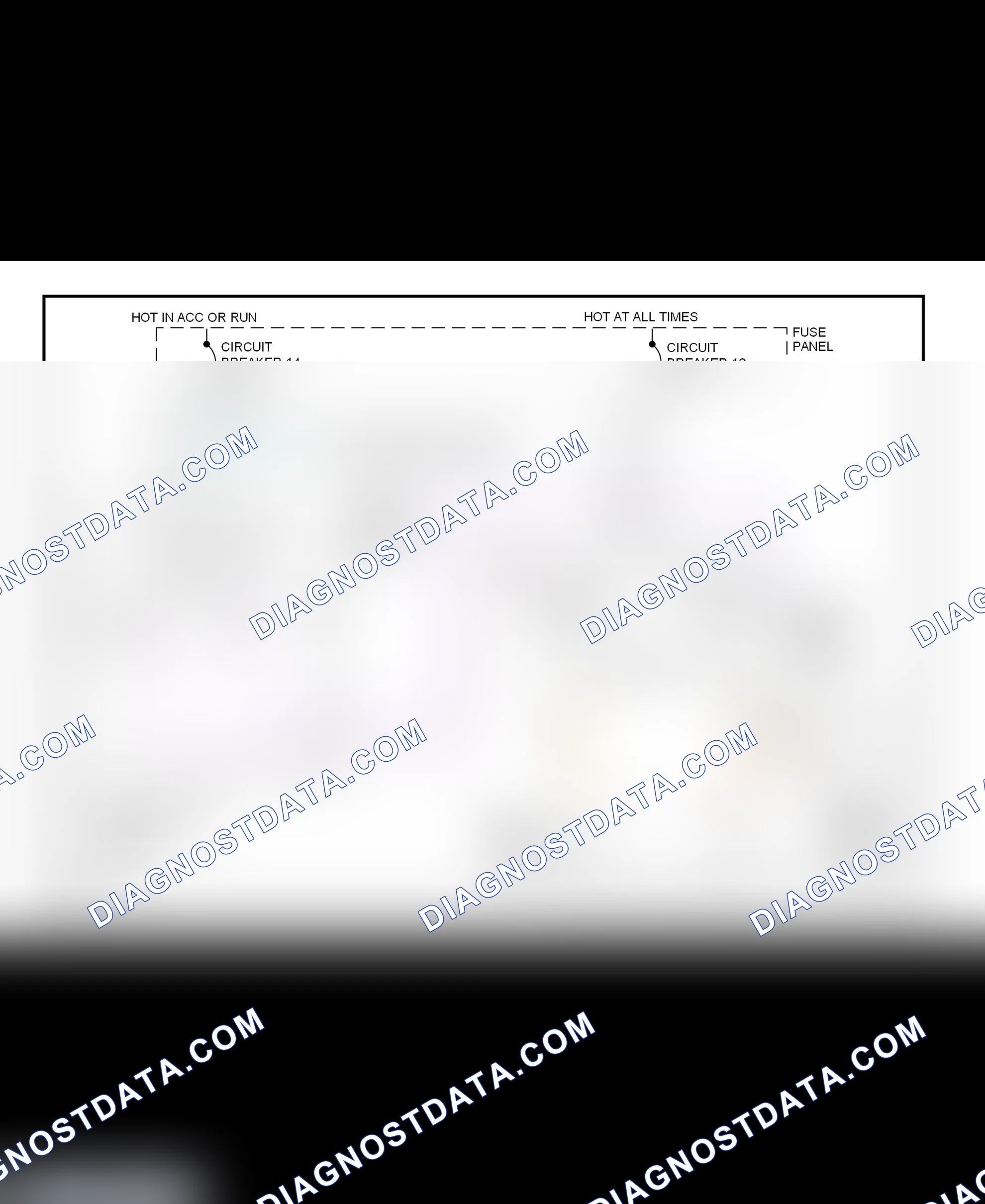 Scheme 22: Tailgate Power Window Wiring Diagram (Bronco)