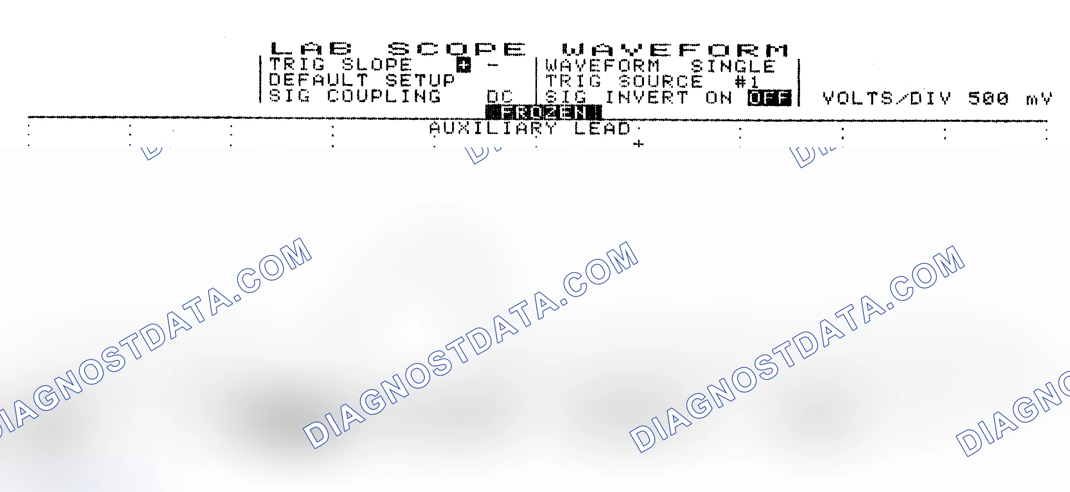 Scheme 10: Single Injector w/Excessive Current Flow - Current Pattern