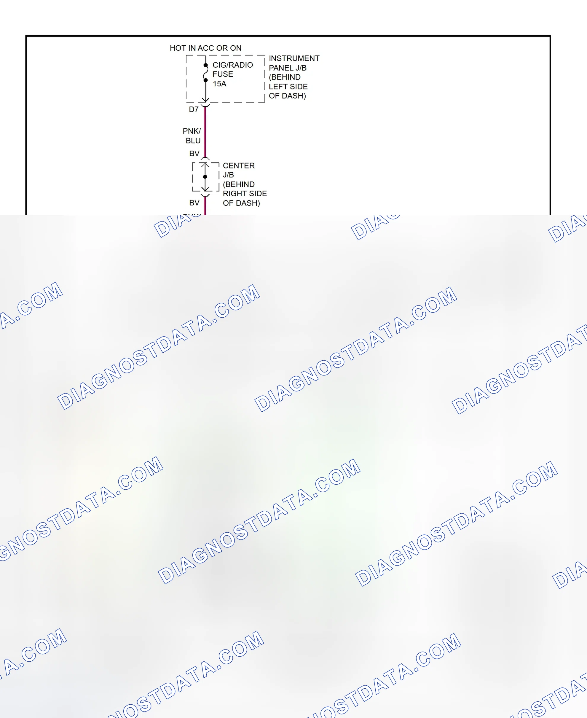 Scheme 18: Power Mirror System Wiring Diagram (Avalon)