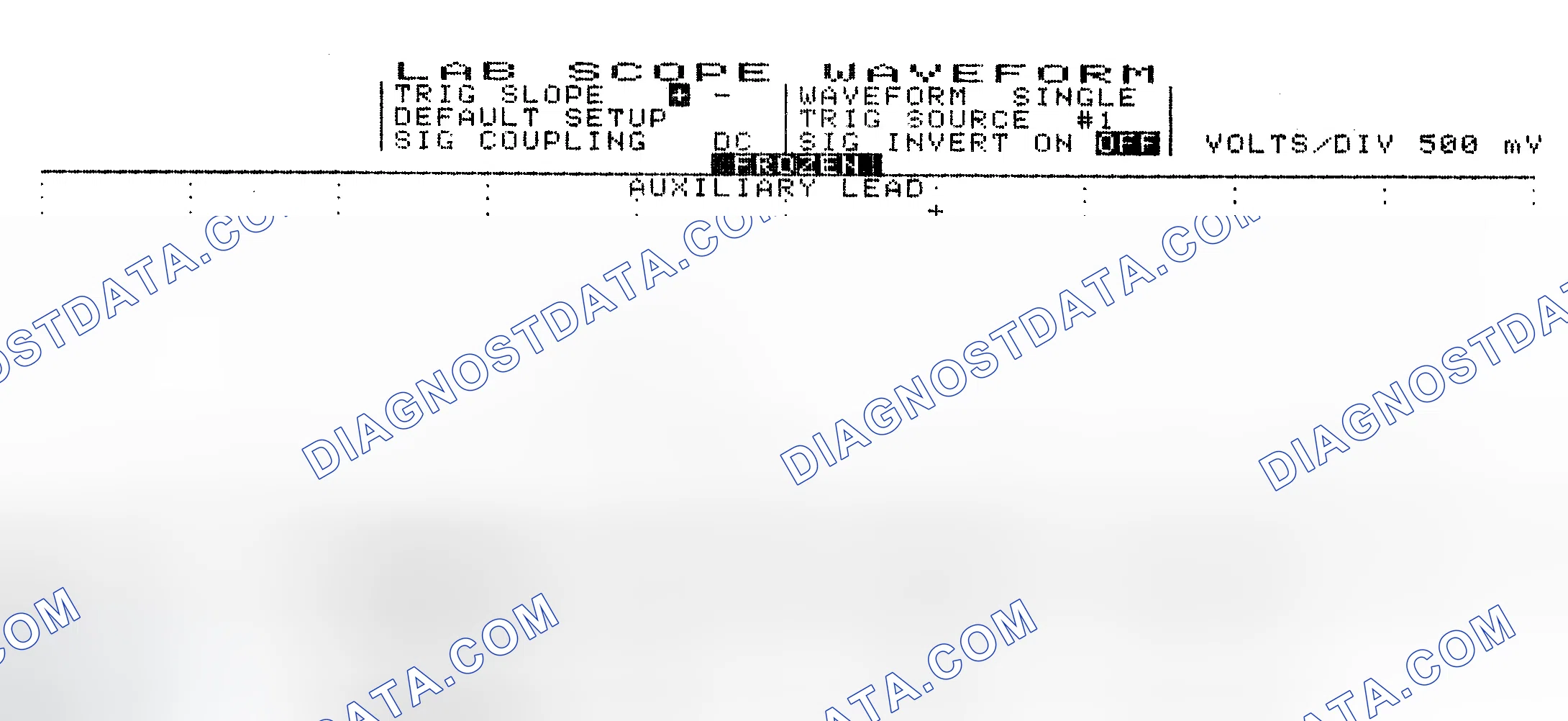Scheme 10: Single Injector w/Excessive Current Flow - Current Pattern