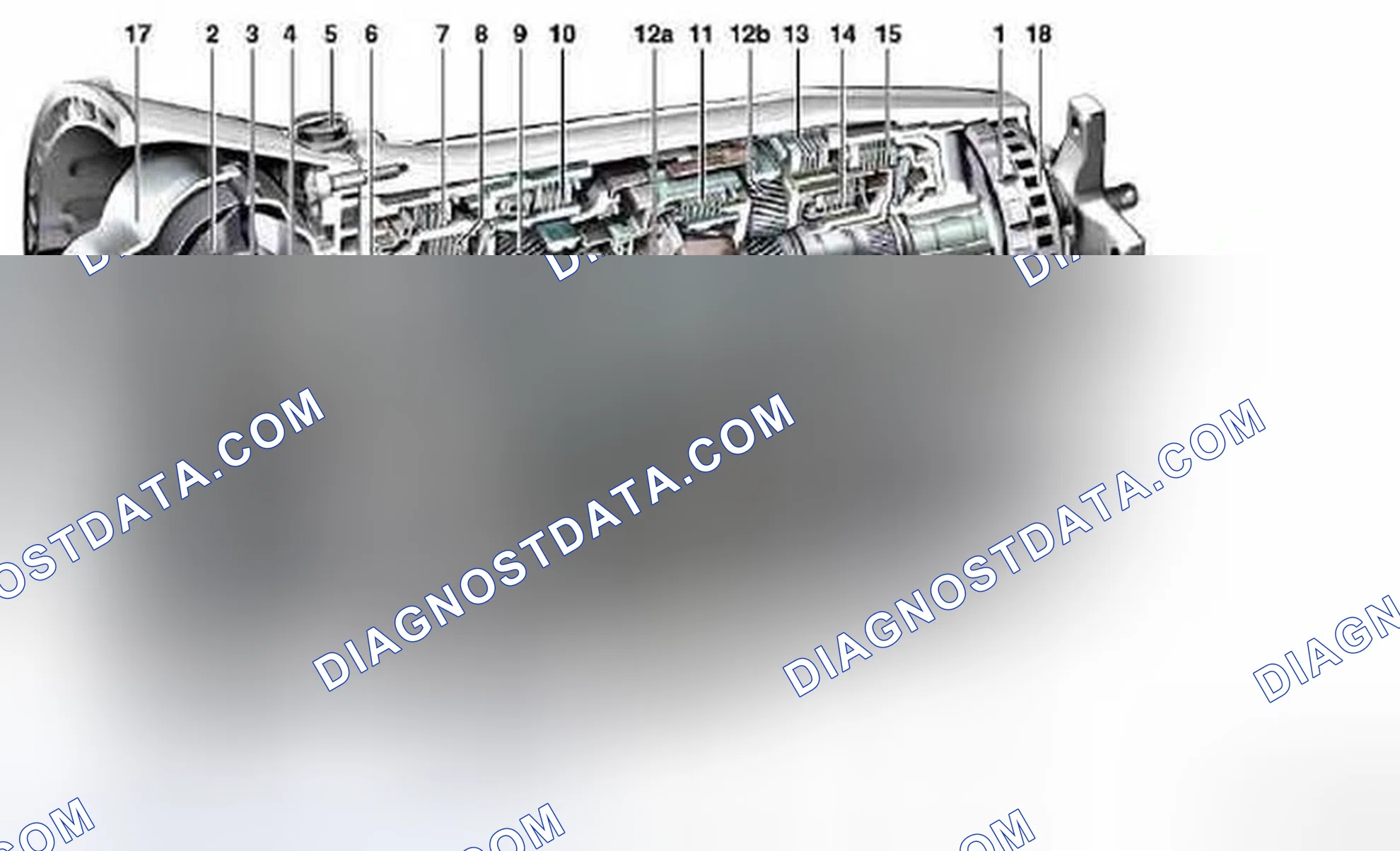 Scheme 353: Identifying Planetary Gear Set - Transmission 722.9