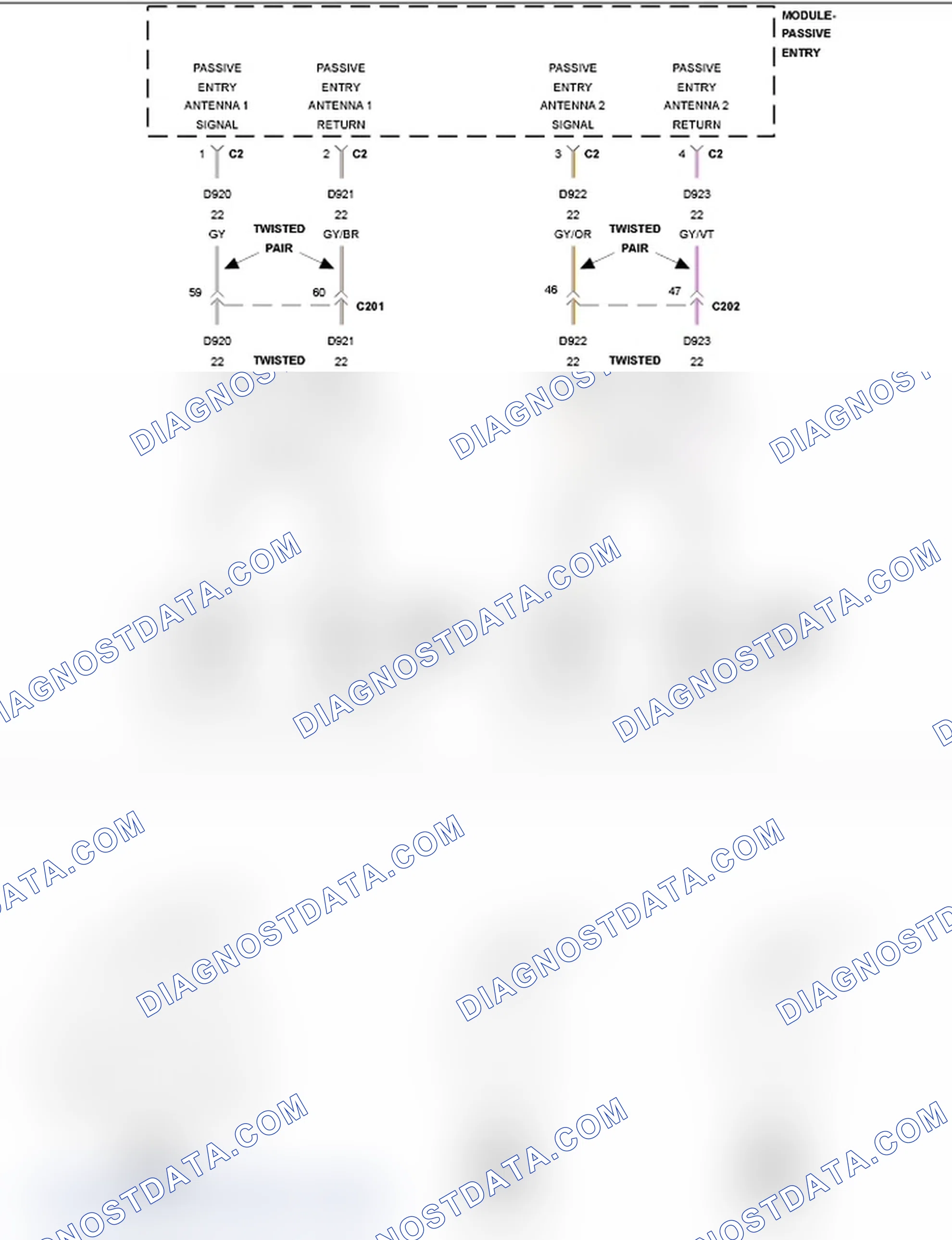 Scheme 1: B1A71-01-PASSIVE ENTRY ANTENNA 1 - GENERAL ELECTRICAL FAILURE