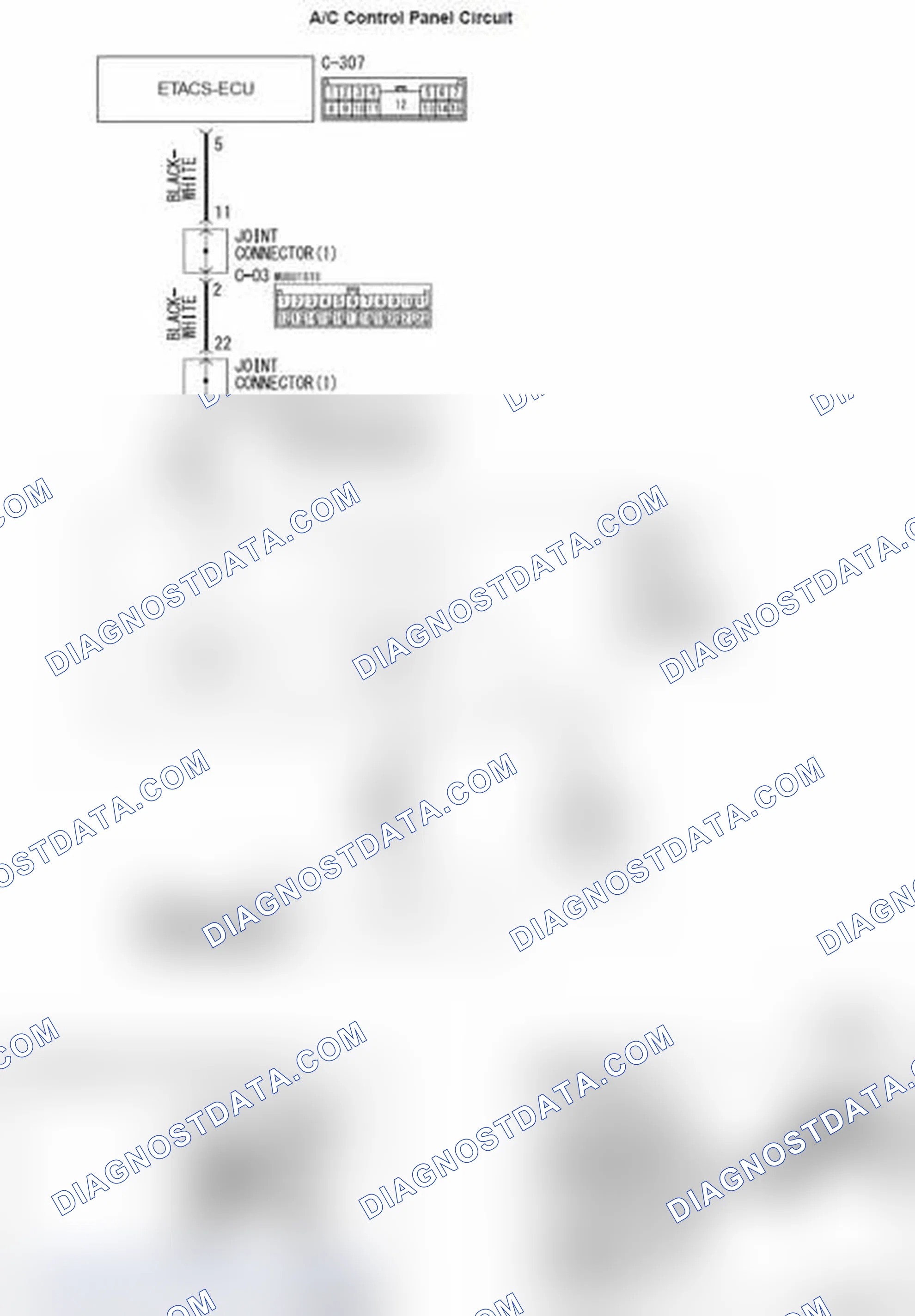Scheme 7: DTC B1000: Control Panel Communication Error < Vehicles with A/C >