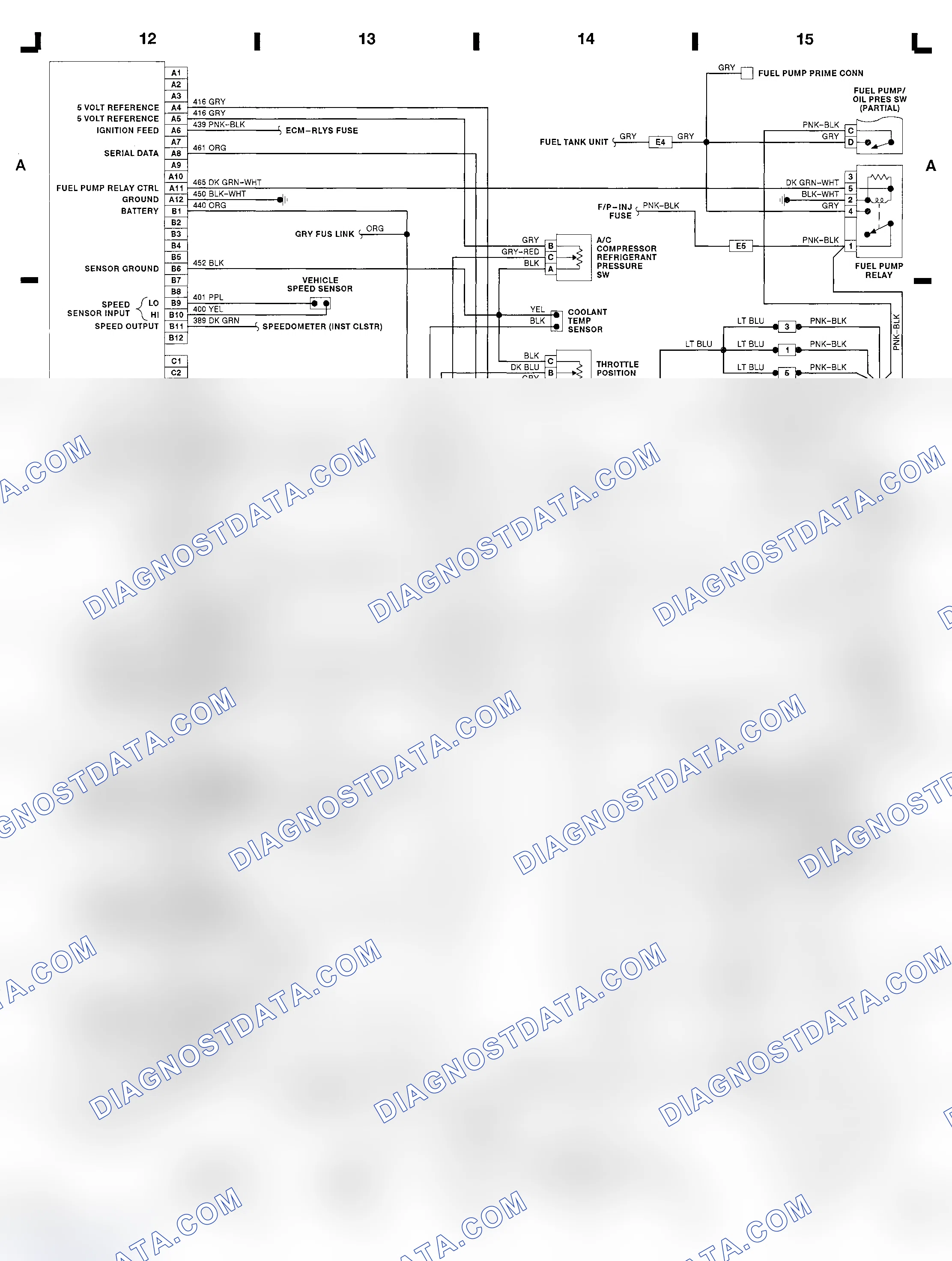 Scheme 23: 3.3L (VIN N) ECM Wiring Diagram (Cutlass Calais & Skylark)