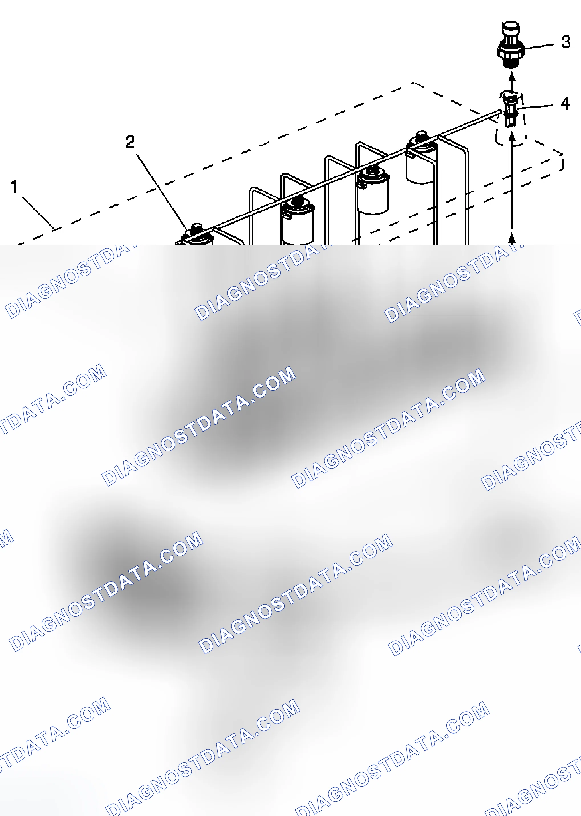 Scheme 310: Valve Lifter Oil Manifold Assembly