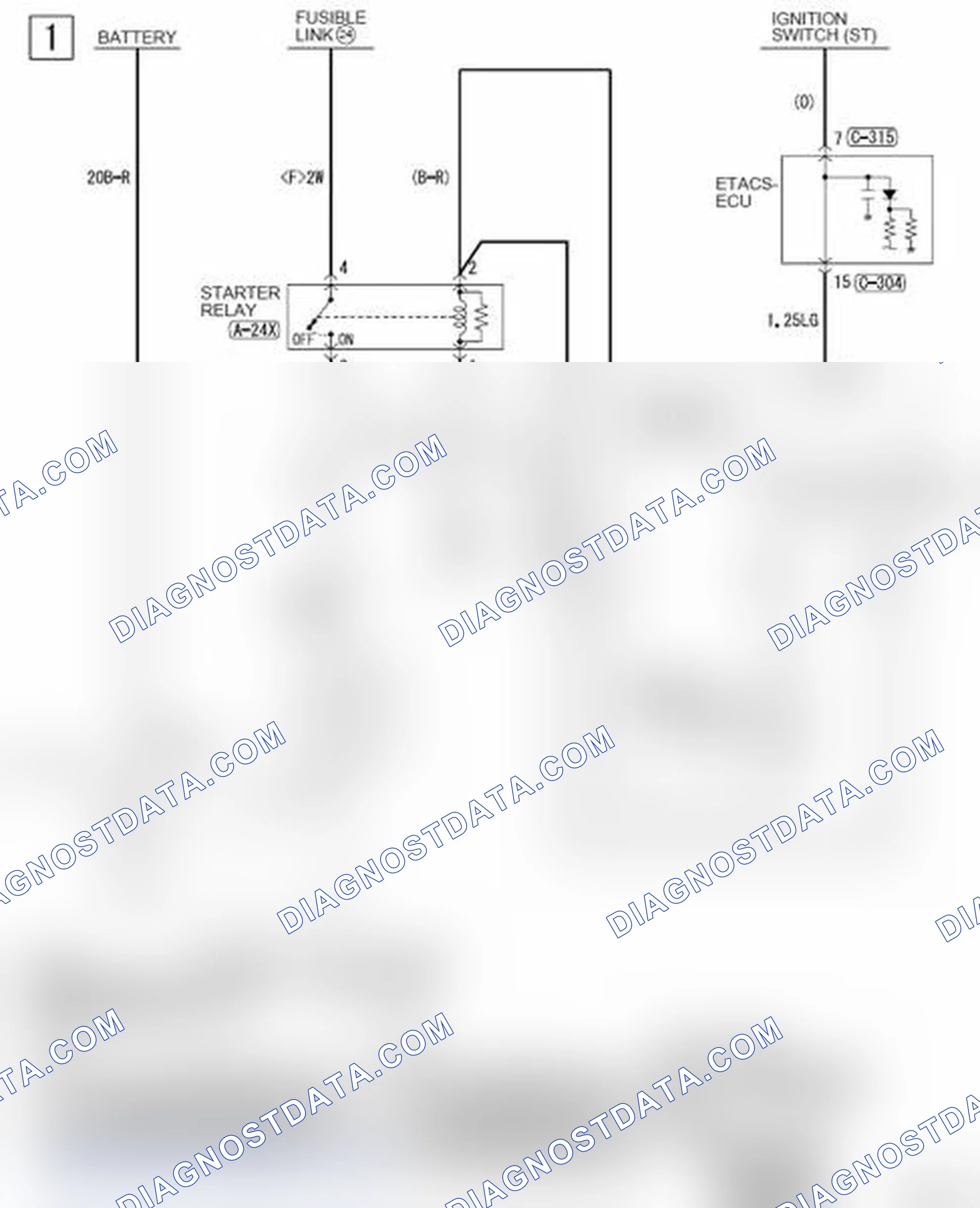 Scheme 601: STARTING SYSTEM