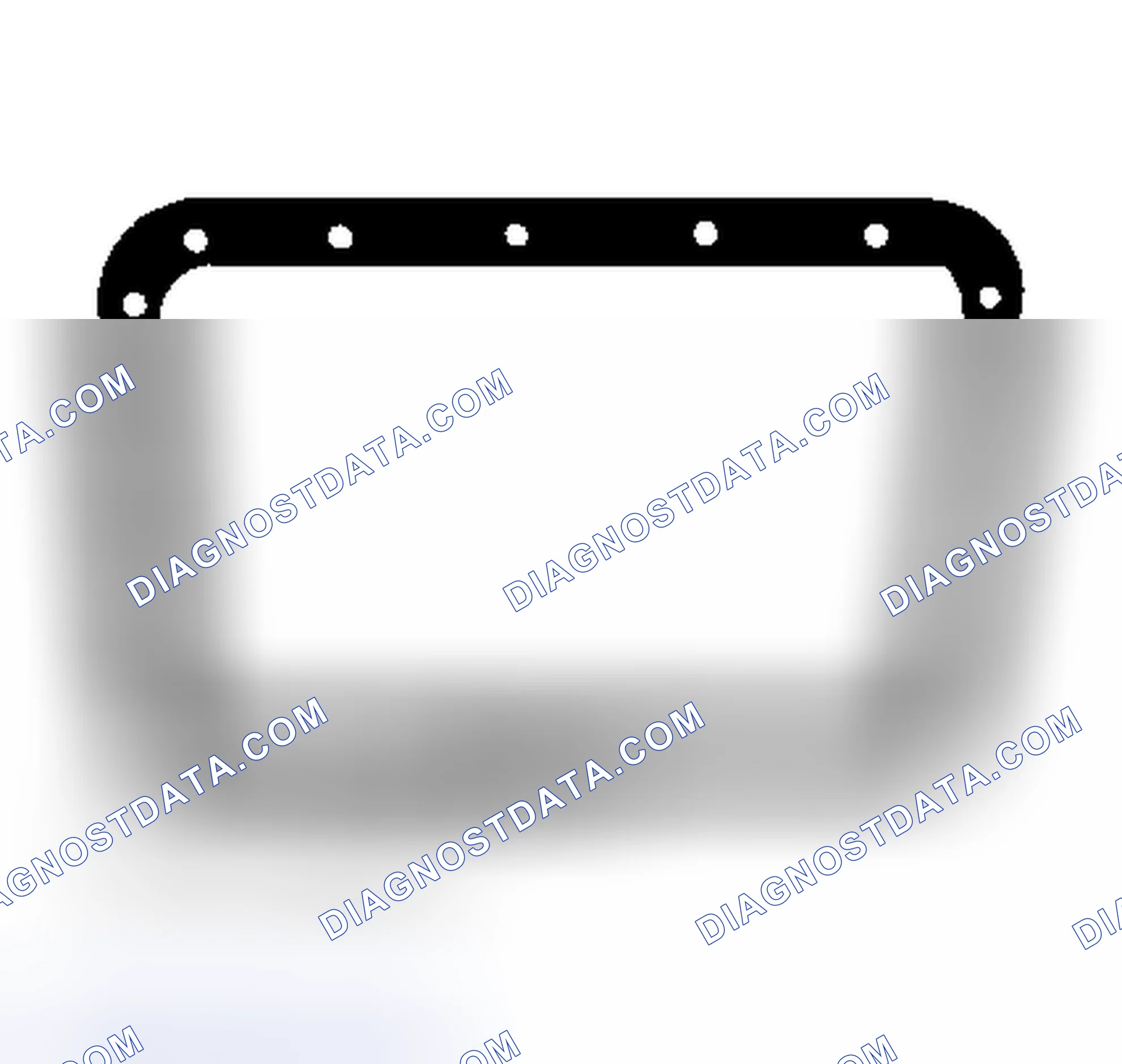 Scheme 11: Identifying Oil Pan Gasket (4R44E & 5R55E)