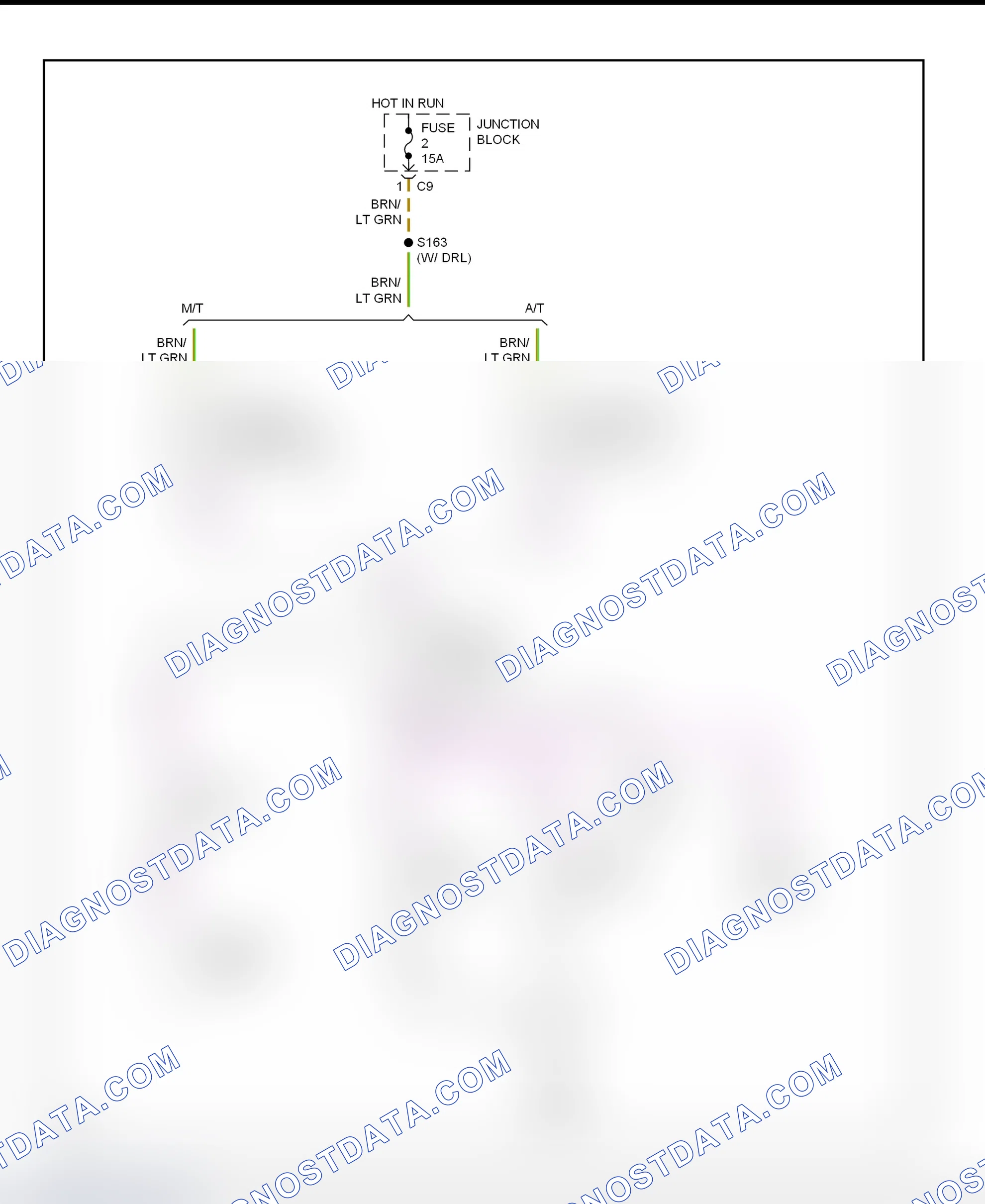 Scheme 5: Back-Up Lights Wiring Diagram (Dakota)