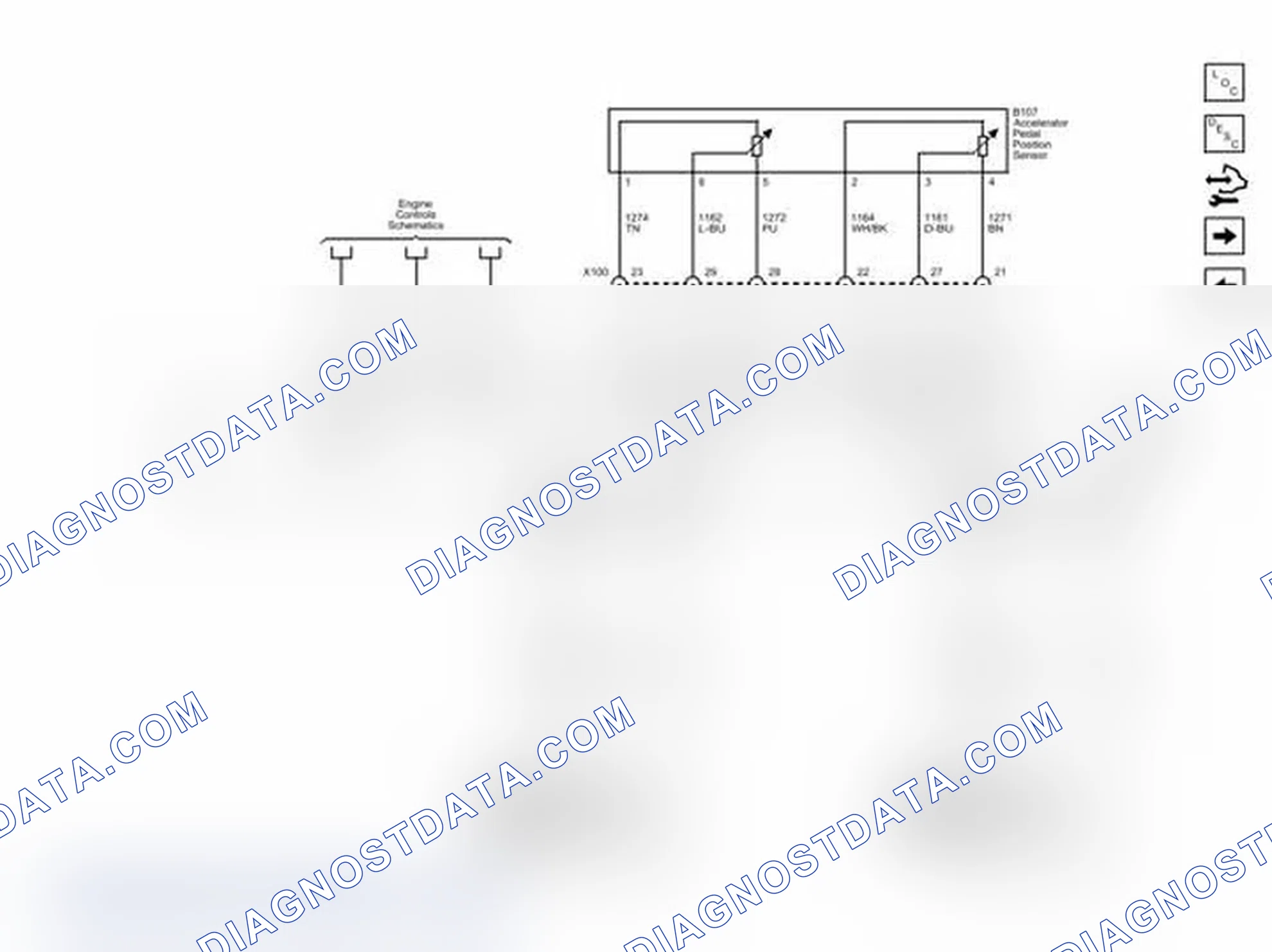 Scheme 39: Engine Data Sensors - Pedal Position and Injector Timing