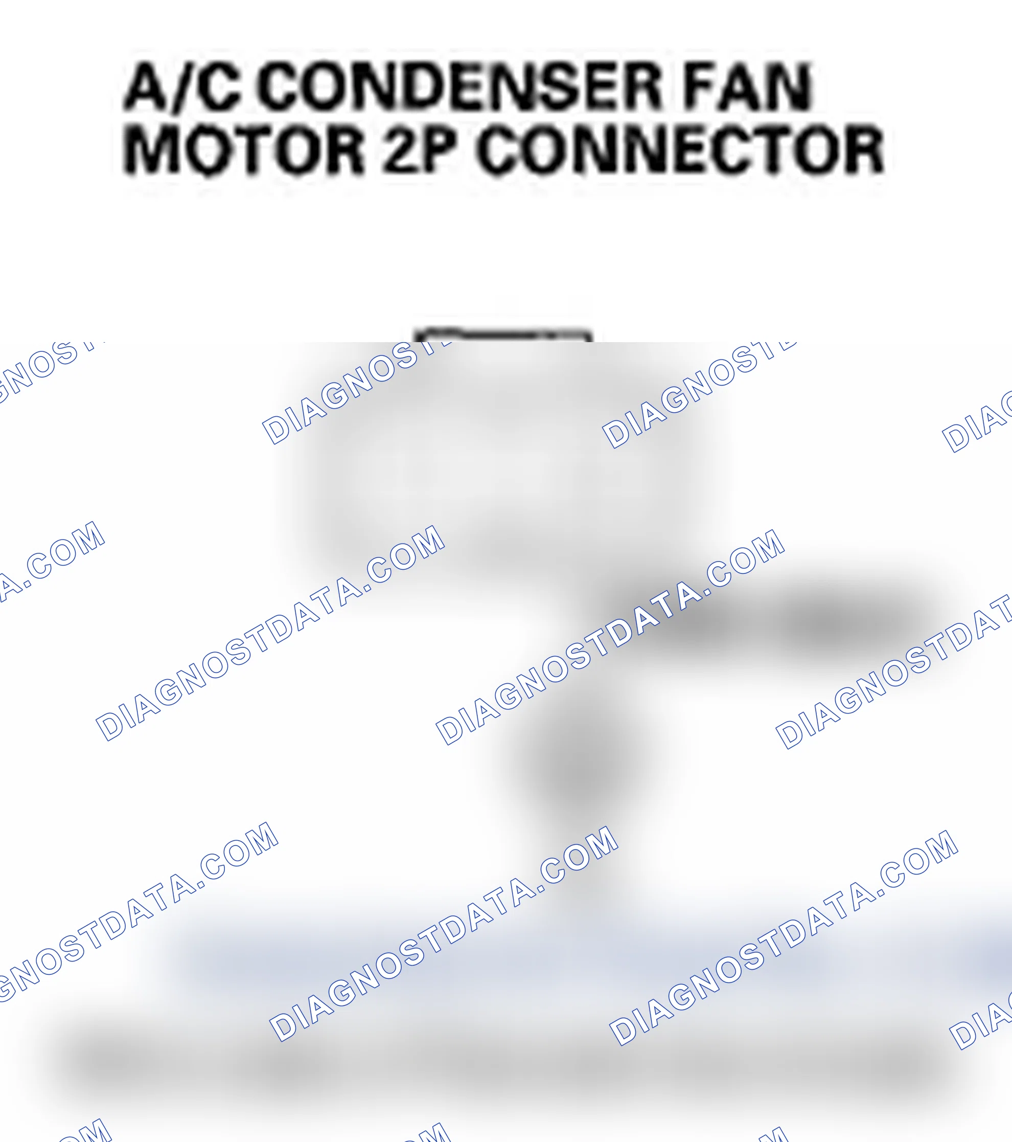 Scheme 7: A/C Condenser Fan Circuit Troubleshooting (Short)