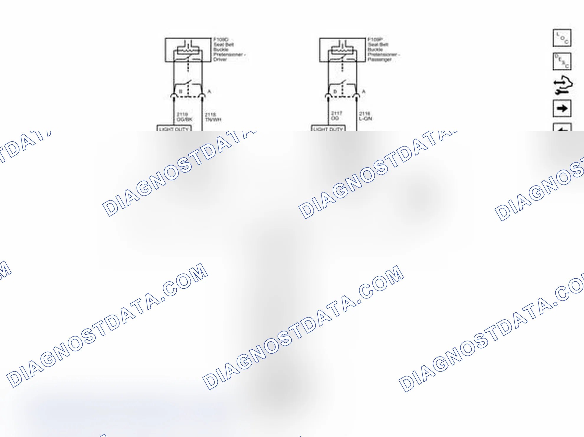 Scheme 4: Inflatable Restraint Sensors Wiring Schematics