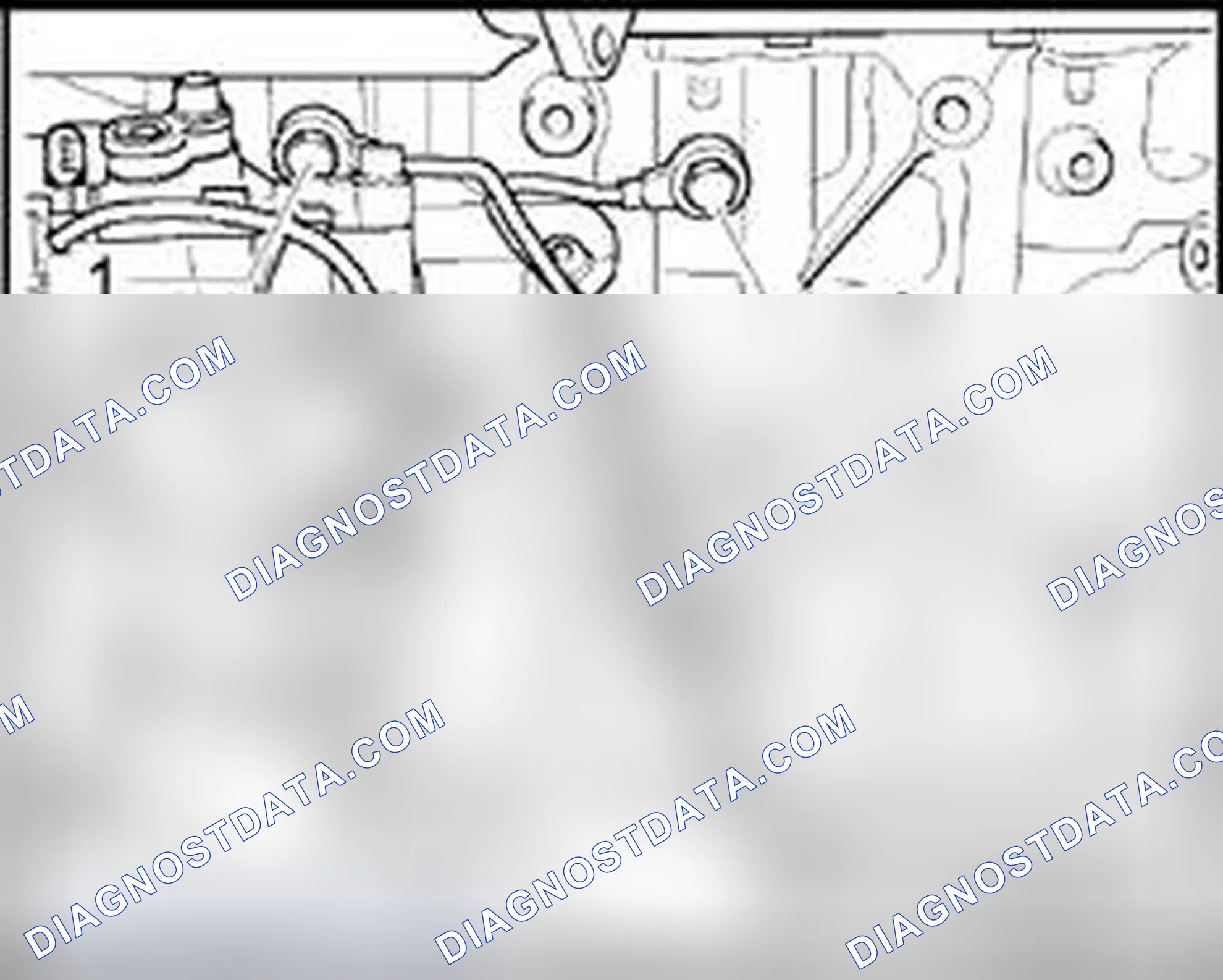 Scheme 1024: Component location: Knock sensors 3 and 4 for cylinder bank 2