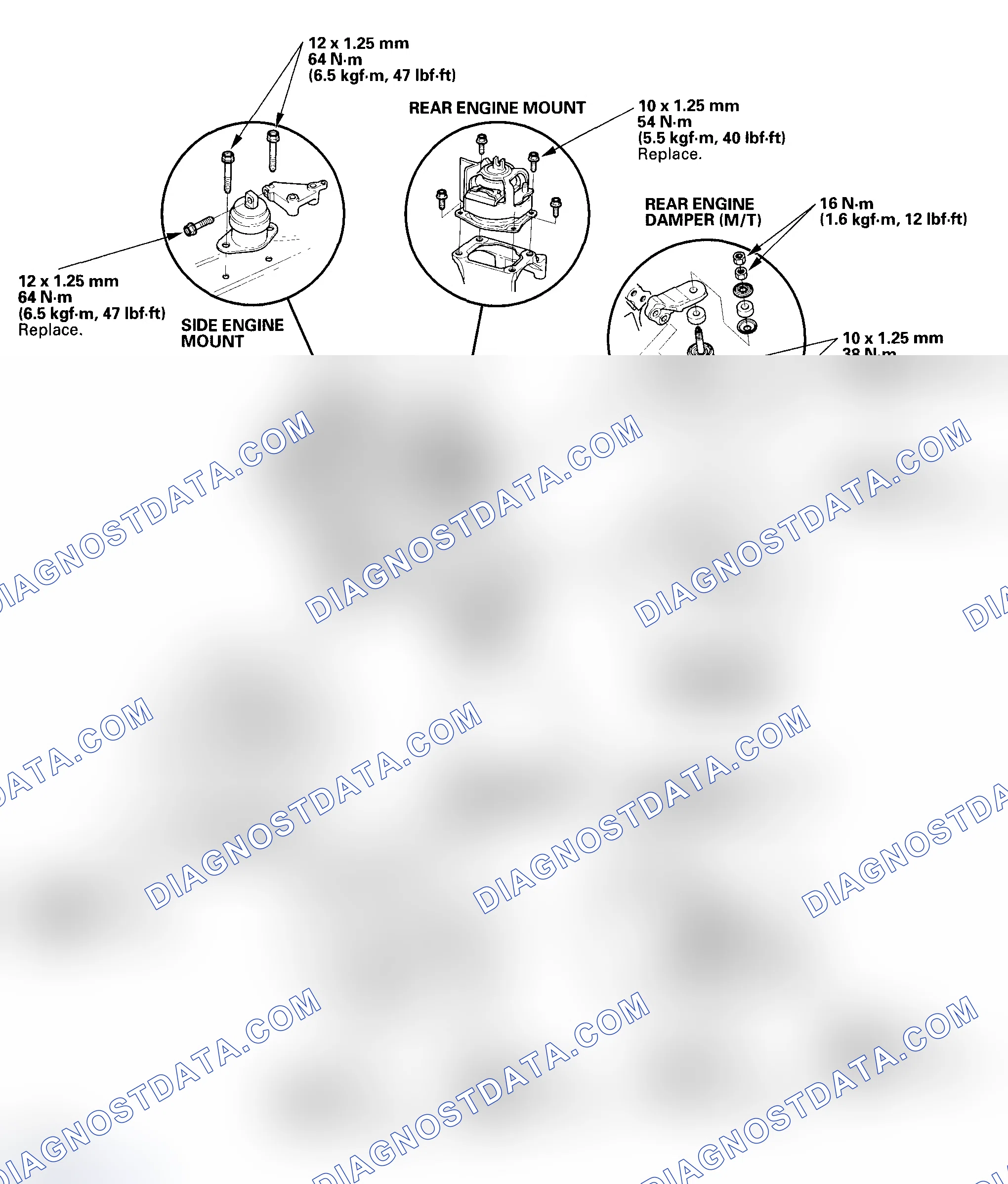 Scheme 82: Engine Mount Replacement