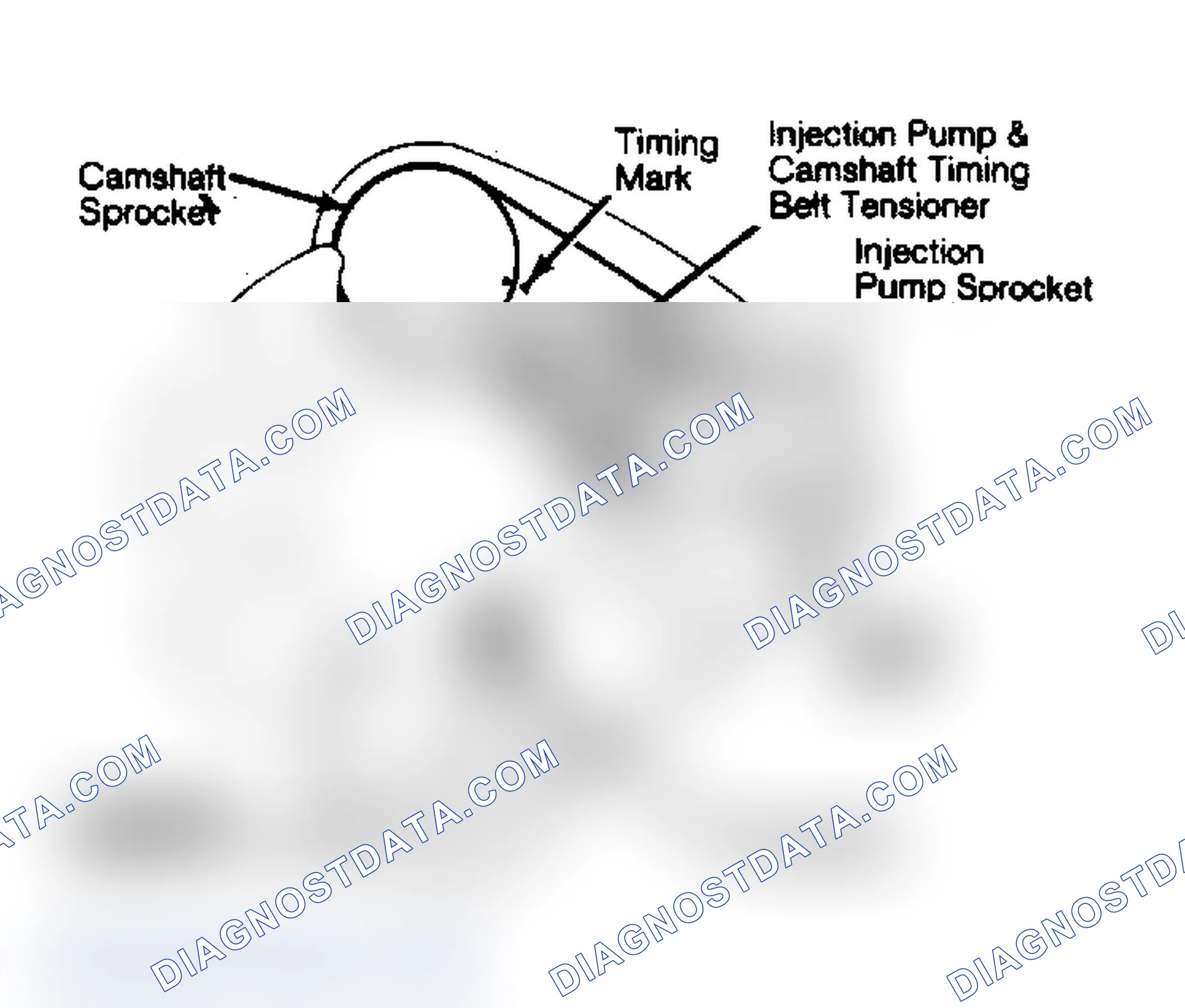 Scheme 14: 2.3L Engine Injection Timing Marks