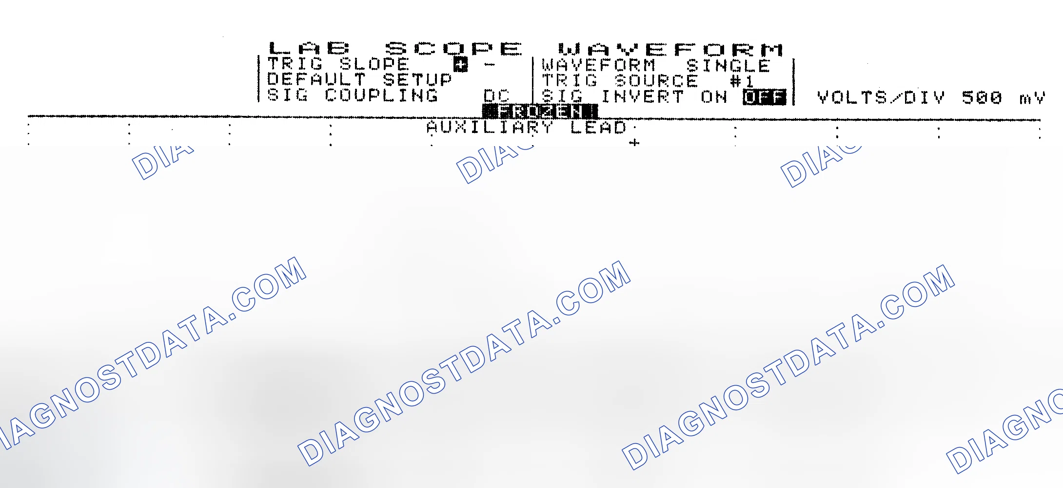 Scheme 10: Single Injector w/Excessive Current Flow - Current Pattern