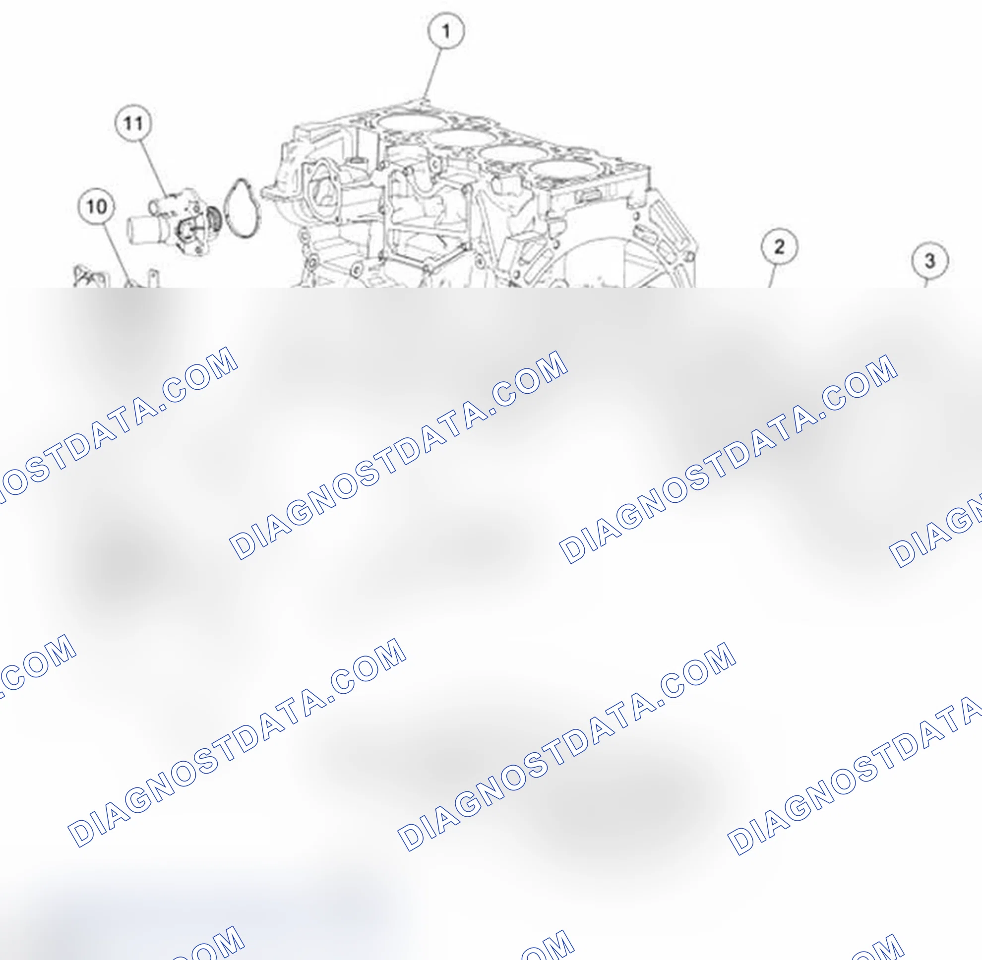 Scheme 267: Lower Engine Block (View 1)