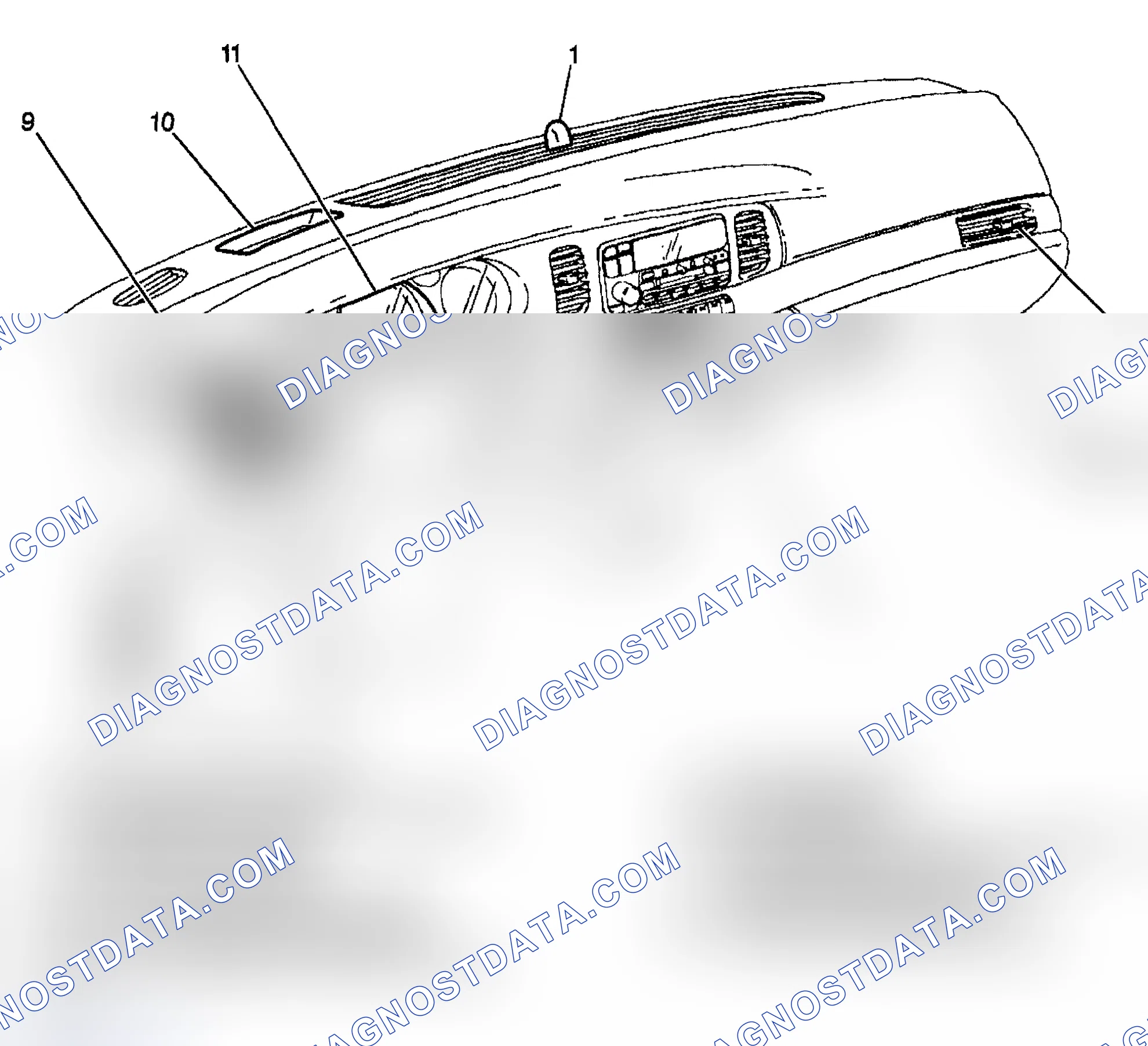 Scheme 3: Instrument Panel, Gauges, and Console Component Views