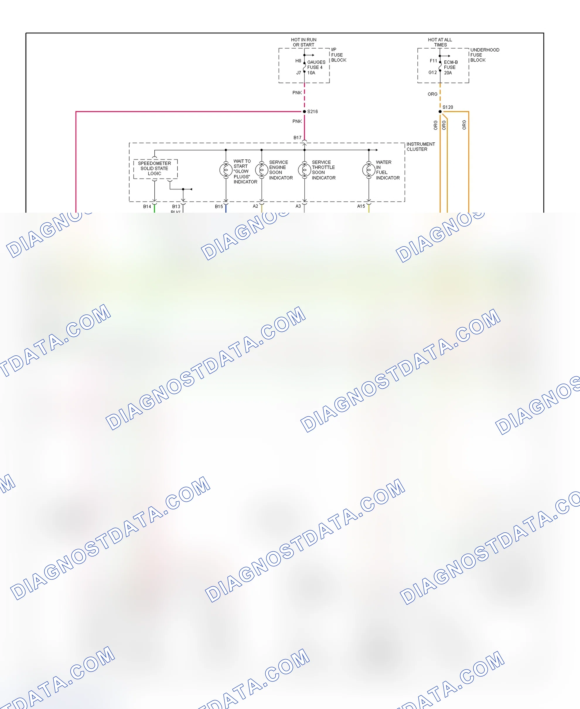 Scheme 64: PCM Wiring Diagram (Chevy Express & Savana - 6.5L - Federal - 3 Of 4)