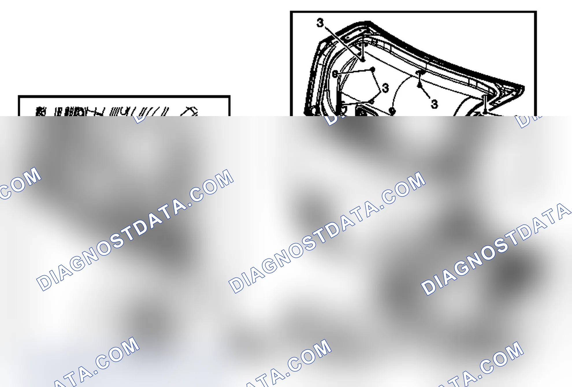 Scheme 61: Rear Compartment Lid Inner Panel Trim Replacement (Sedan)