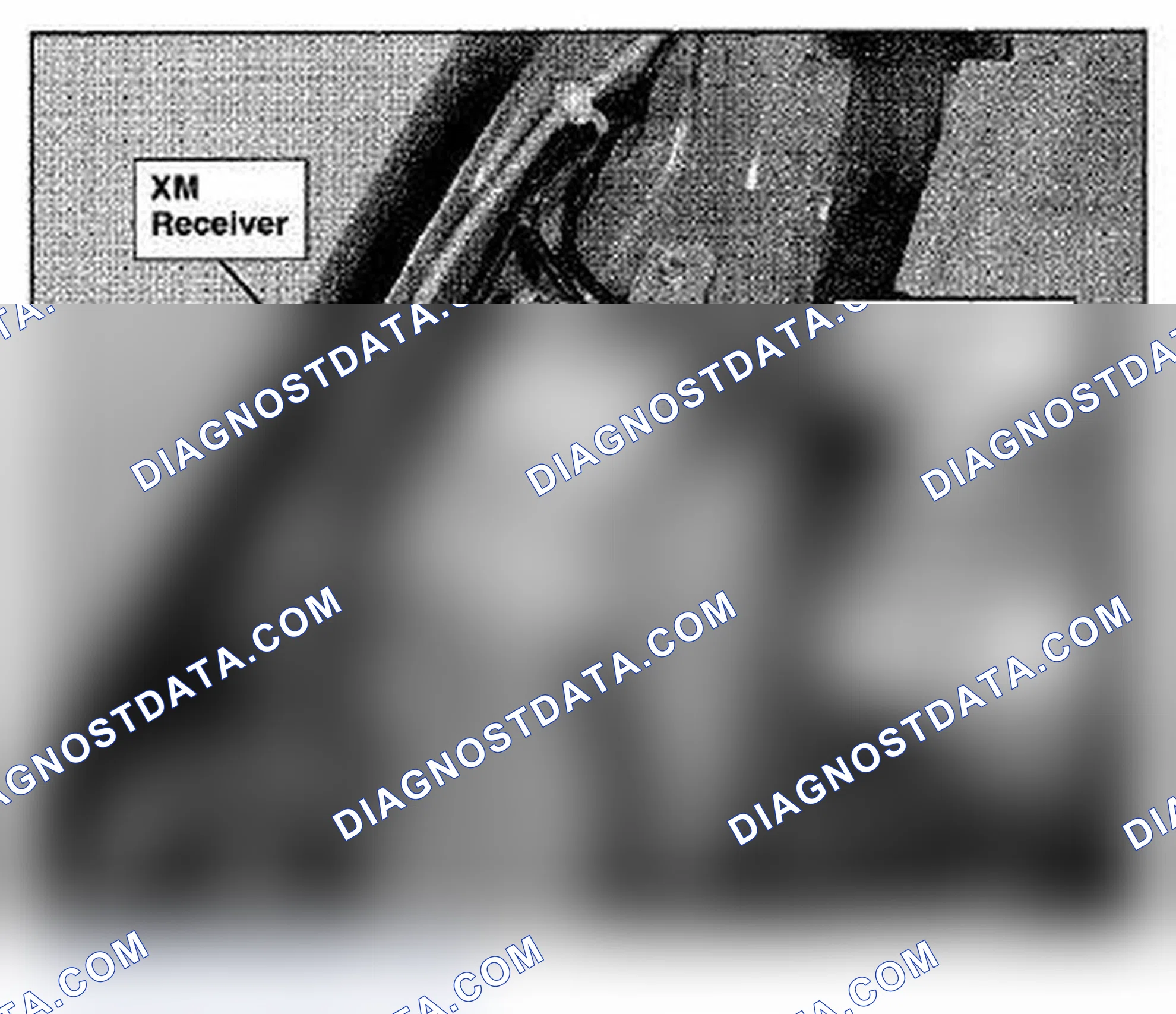 Scheme 511: Right C-Pillar (XM Radio) Component Location (Photo 124)