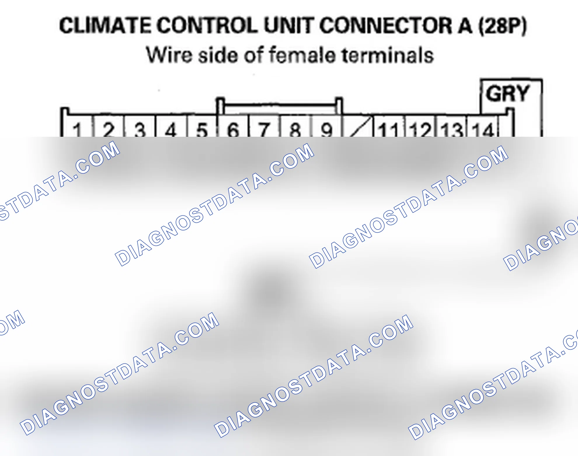 Scheme 253: DTC B1233 or DTC indicator A and A/C ON: An Open in the Air Mix Control Motor Circuit (Driver's)