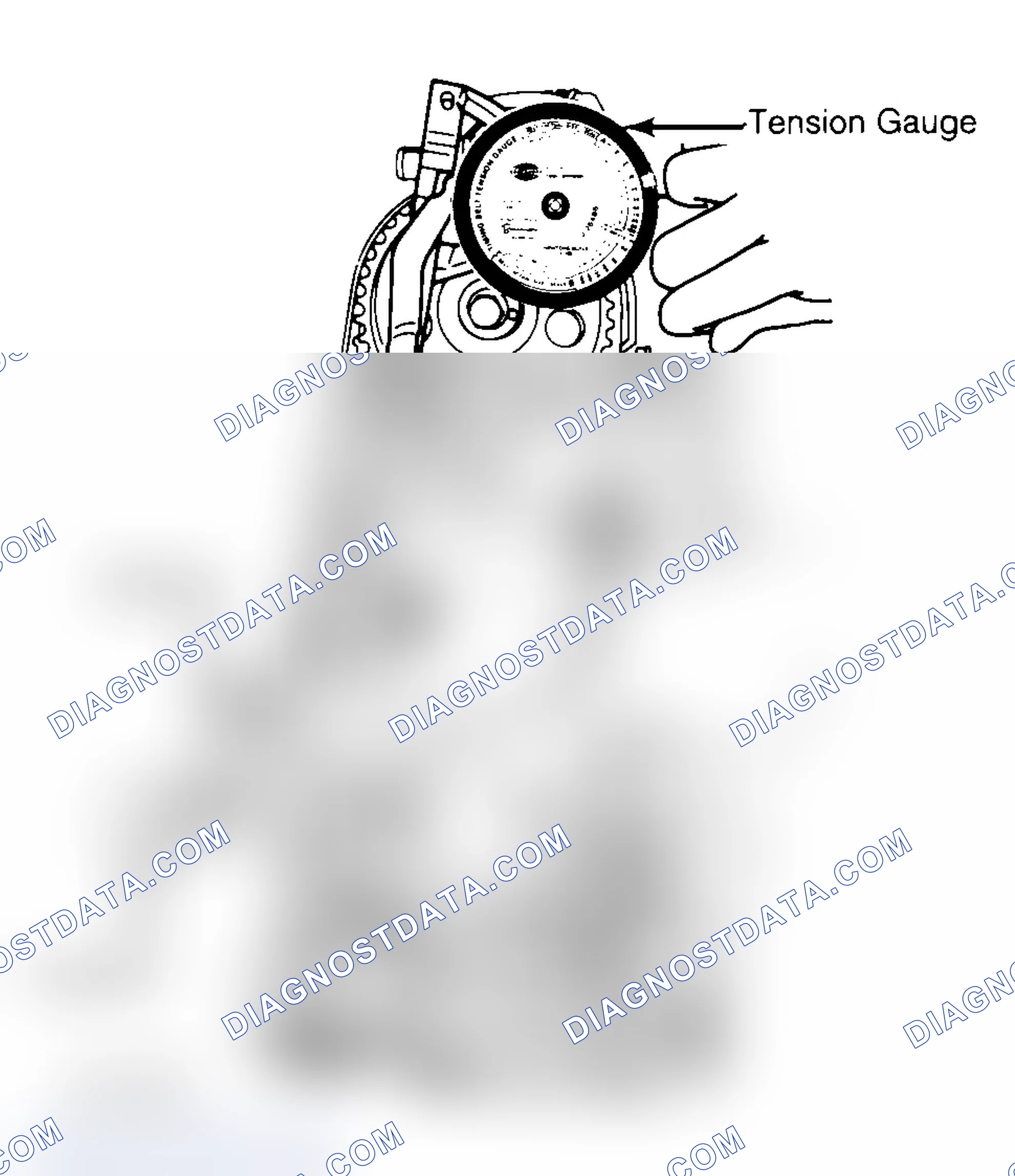 Scheme 28: Adjusting Typical Timing Belt Tension